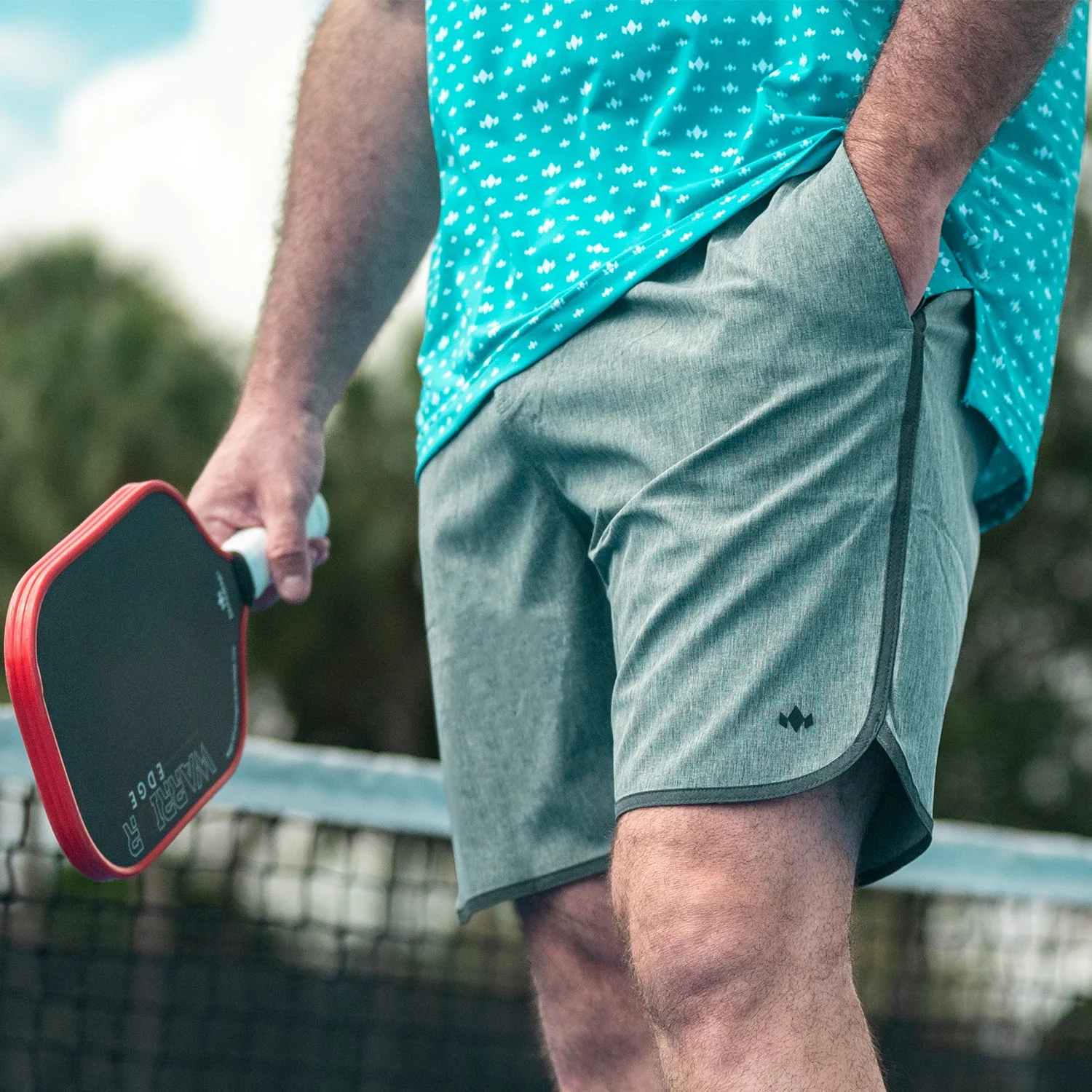 SCALES Men's Solid Volley Shorts - Image 6