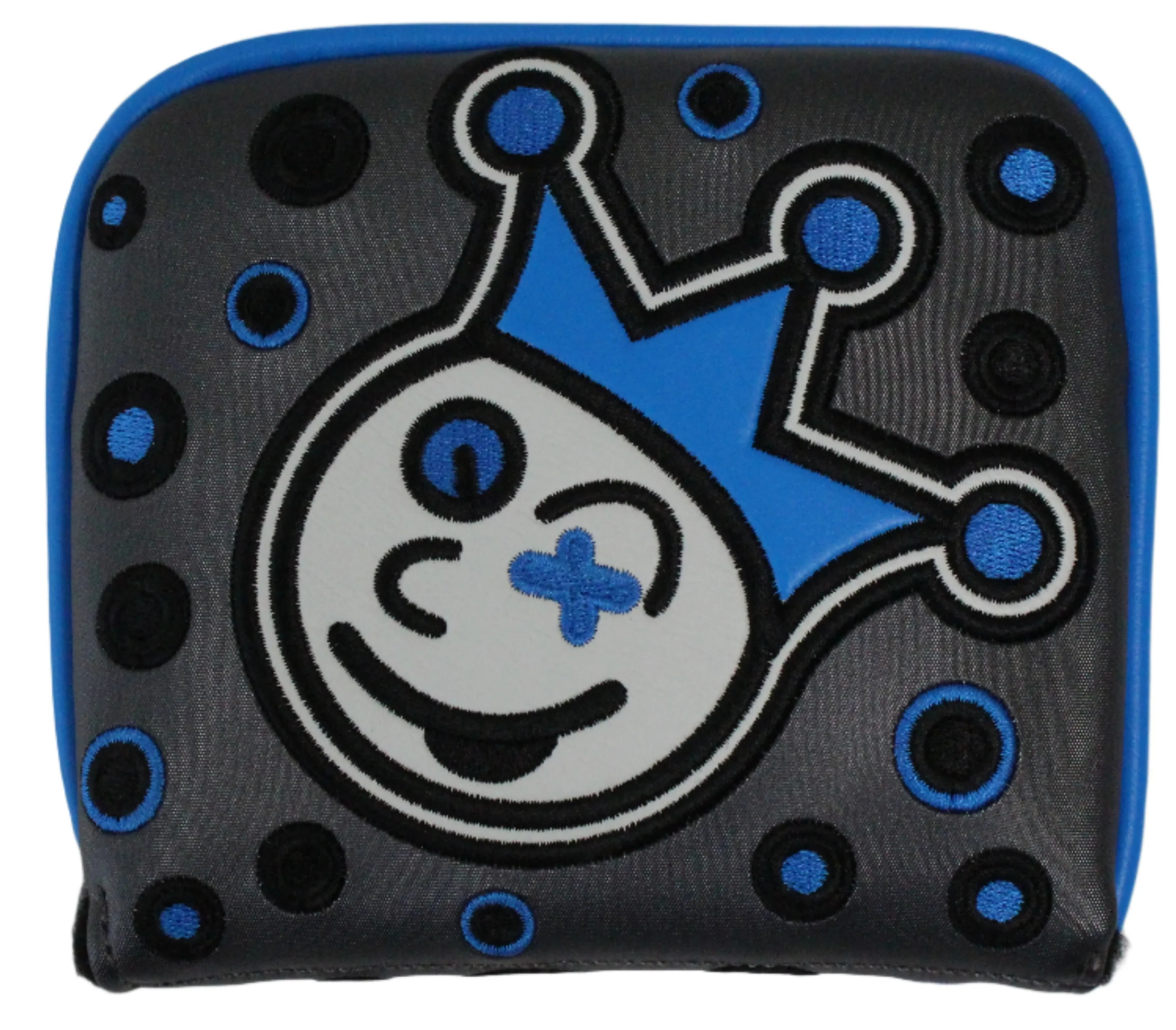 Scotty Cameron - 2019 Custom Shop Jackpot Johnny Charcoal & Blue Mid-Square Mallet Putter Headcover
