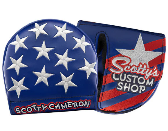 Scotty Cameron - 2019 Custom Shop USA Flag Stars & Stripes Mid-Round Mallet Putter Headcover