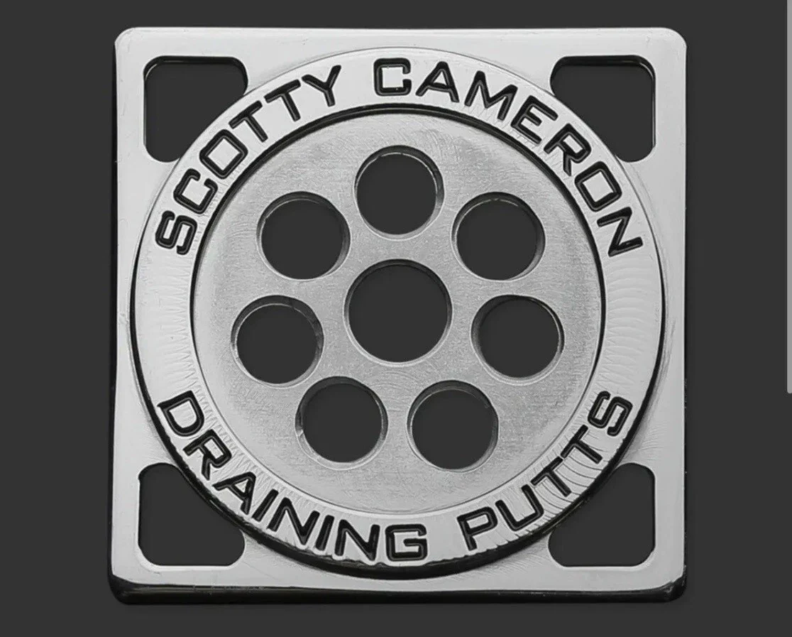 Scotty Cameron 2023 Cameron Coin Drain-O Square Round Ball Marker