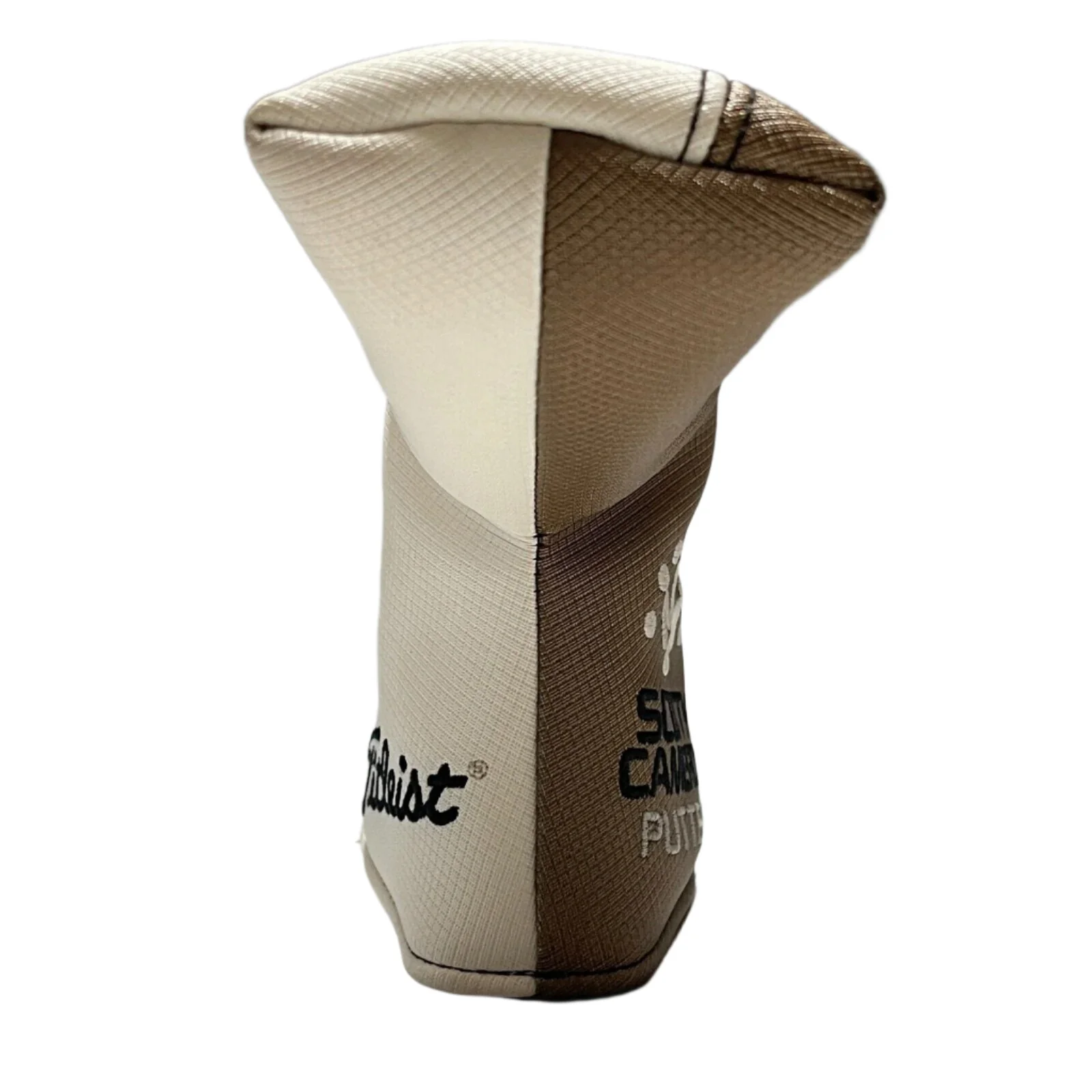 Scotty Cameron - Cameron & Crown "Made to Play" White/Brown Blade Putter Headcover - Image 3