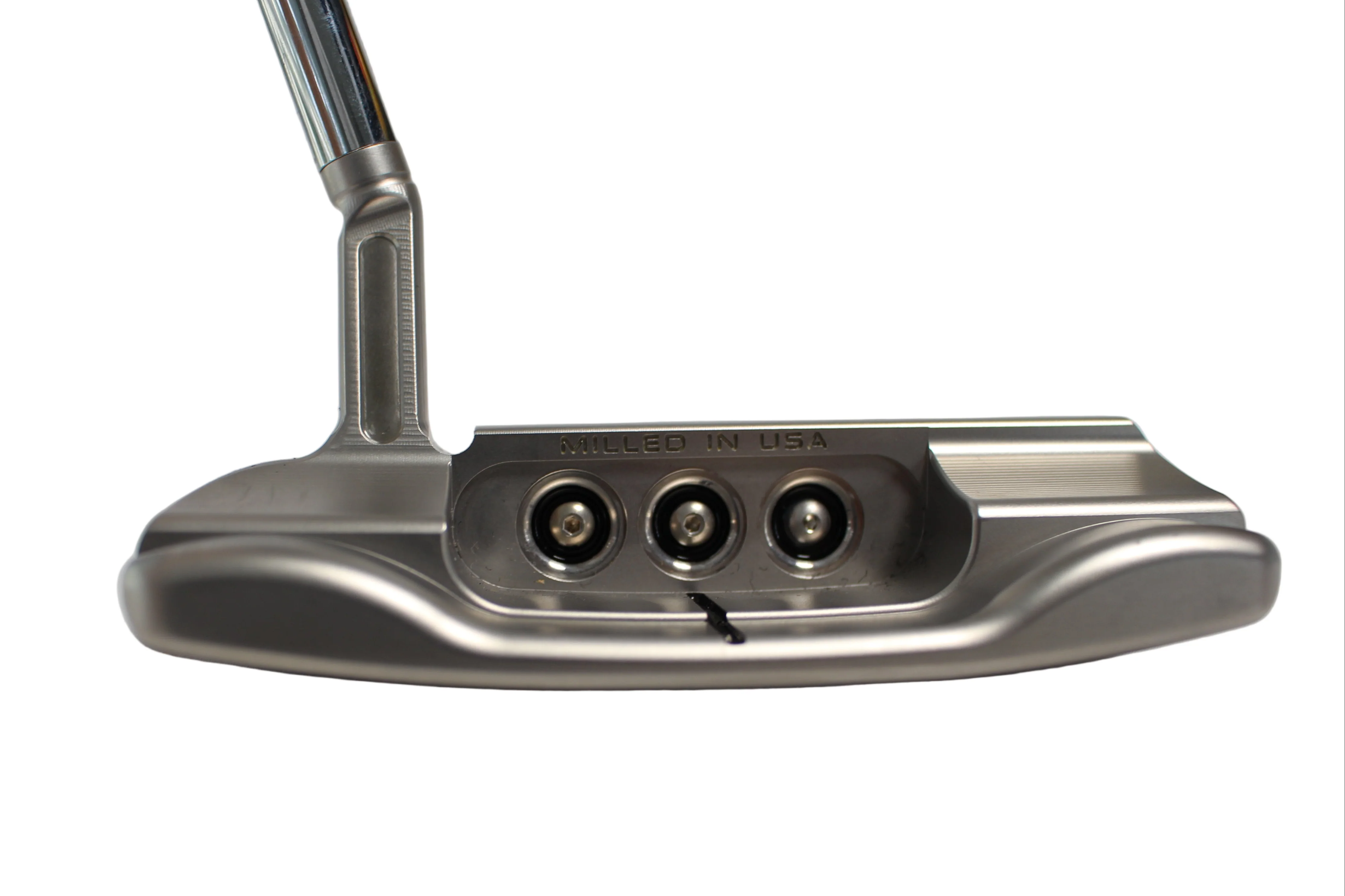 Scotty Cameron Champions Choice Button Back Newport 1.5 Plus (10g Weights) Custom Shop Limited Putter Silver/Black - Image 3