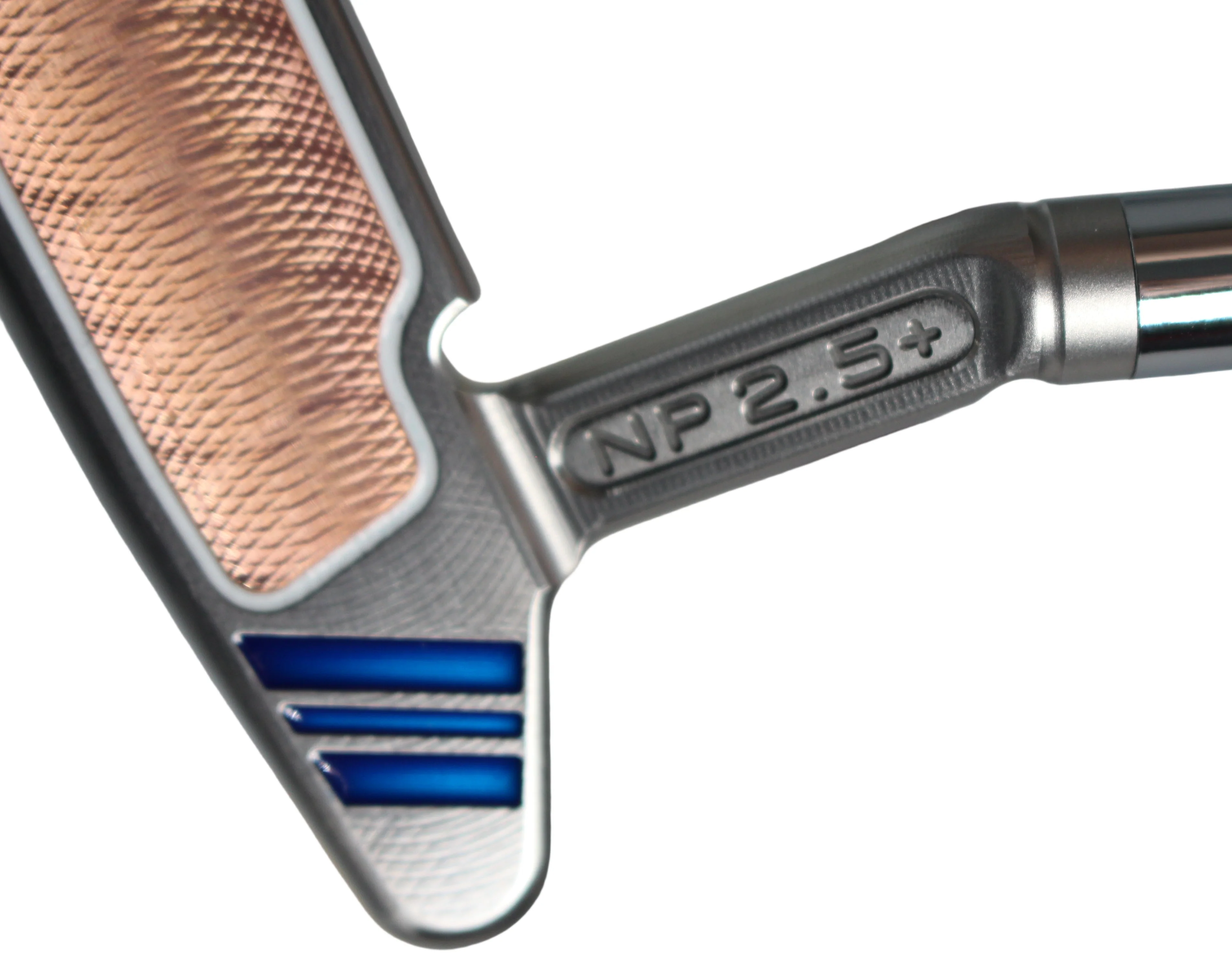 Scotty Cameron Champions Choice Button Back Newport 2.5 Plus (15G Weights) Custom Shop Limited Putter Silver/Blue - Image 4
