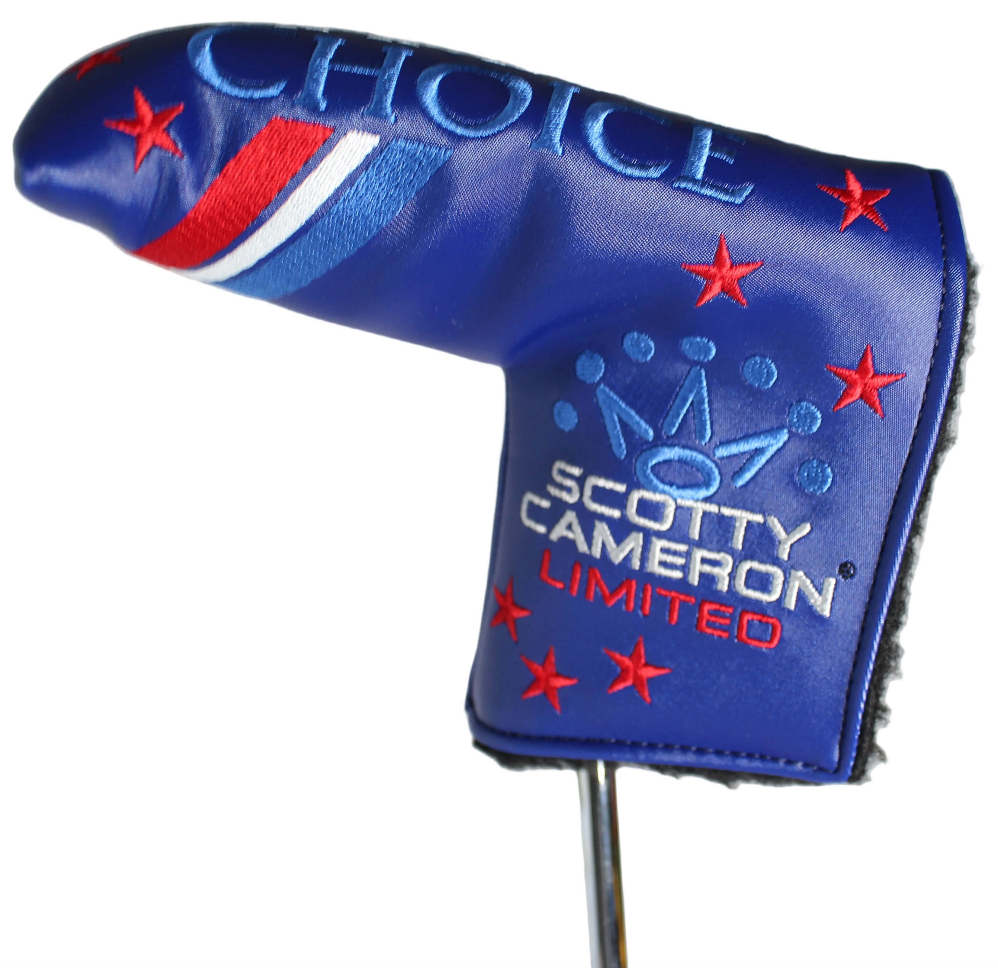 Scotty Cameron Champions Choice Button Back Newport 2 Plus (10G Weights) Custom Shop Limited Putter Silver/Blue - Image 14