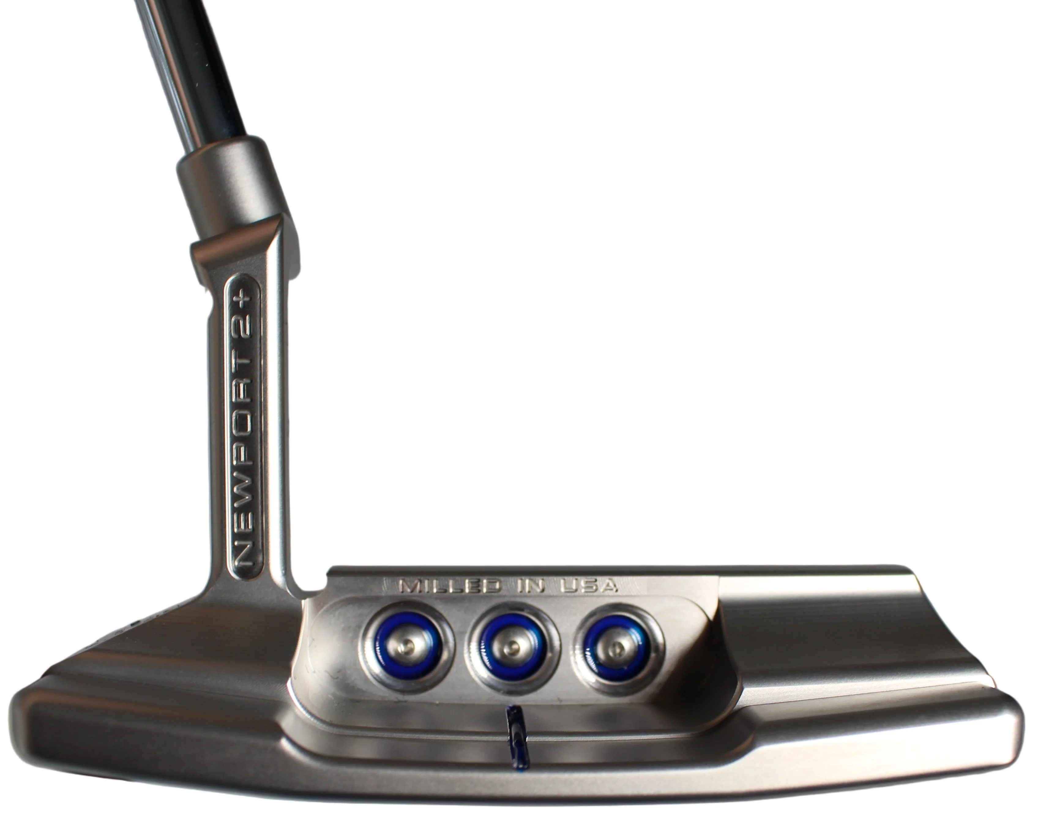 Scotty Cameron Champions Choice Button Back Newport 2 Plus (10G Weights) Custom Shop Limited Putter Silver/Blue - Image 2