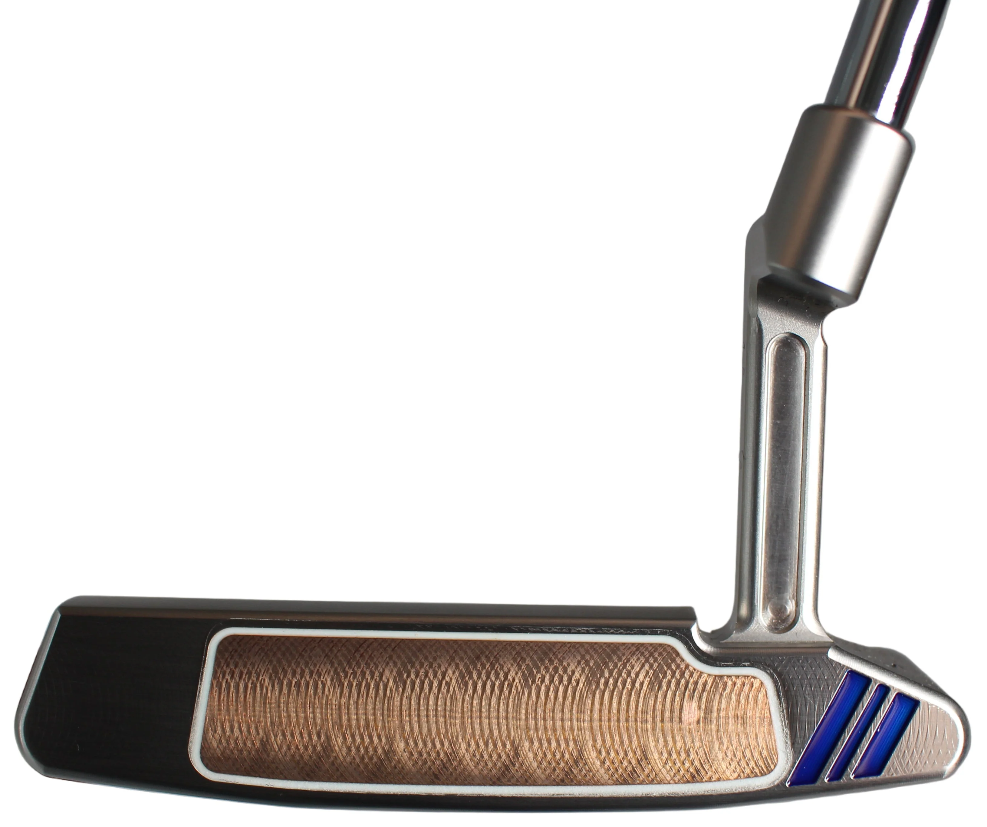 Scotty Cameron Champions Choice Button Back Newport 2 Plus (10G Weights) Custom Shop Limited Putter Silver/Blue - Image 3