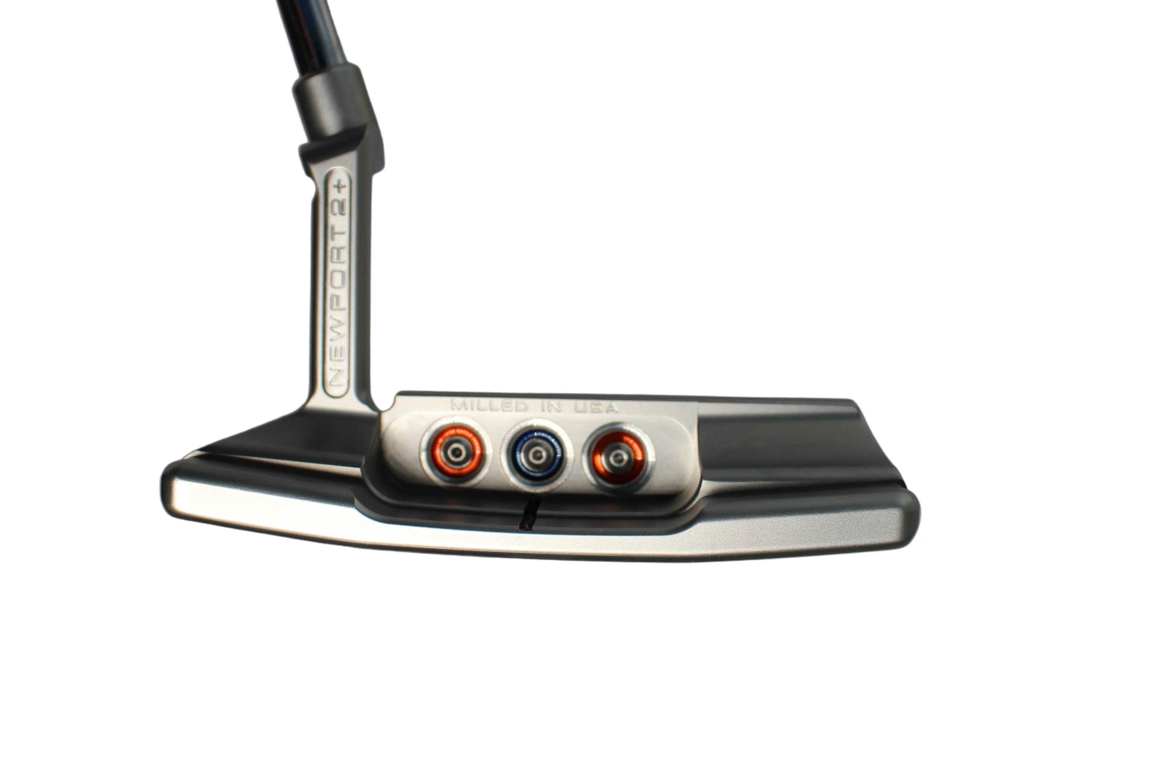 Scotty Cameron Champions Choice Button Back Newport 2 Plus (15G Weights) Custom Shop Limited Putter Orange/Blue - Image 3
