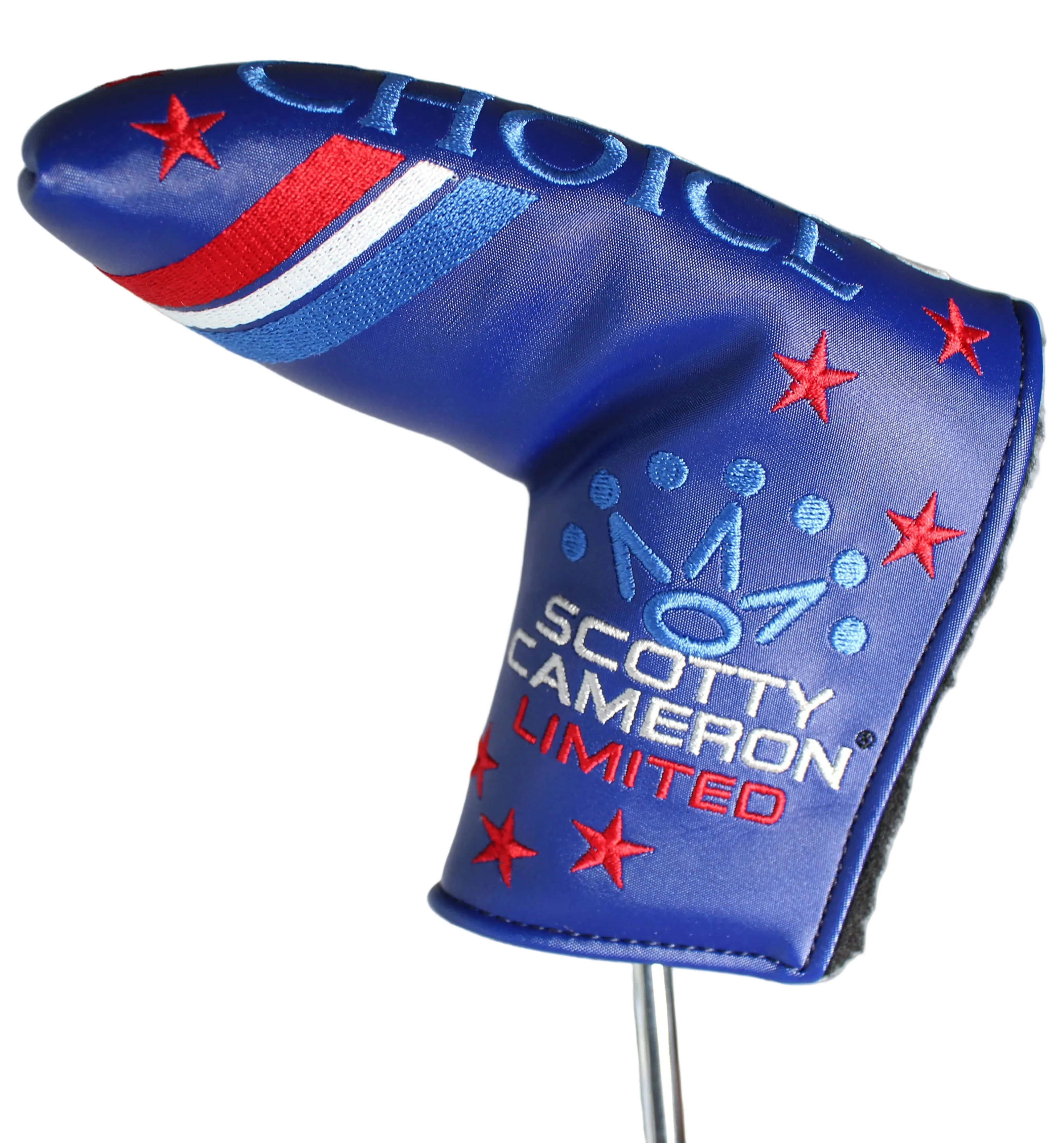 Scotty Cameron Champions Choice Button Back Newport Plus (10G Weights) Custom Shop Limited Putter Silver/Blue - Image 10