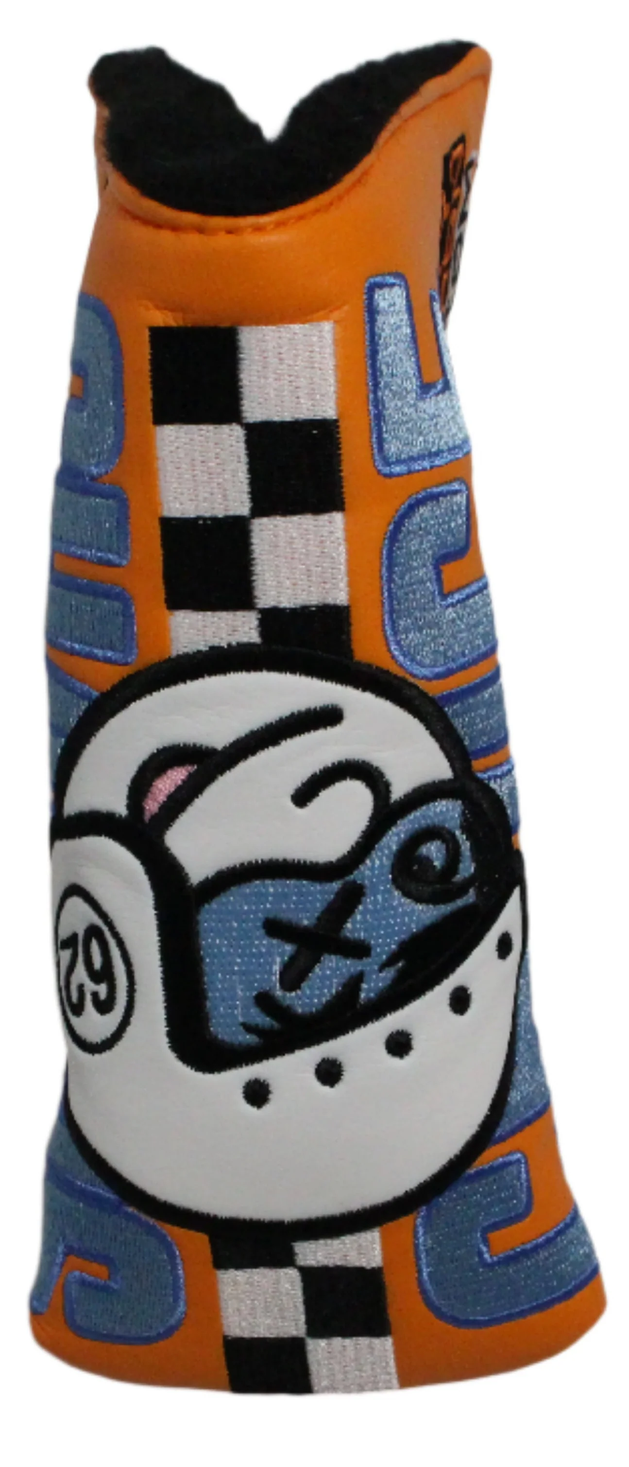 Scotty Cameron - Champs Choice Johnny Racer Custom Shop Orange/Blue Blade Putter Headcover - Image 3