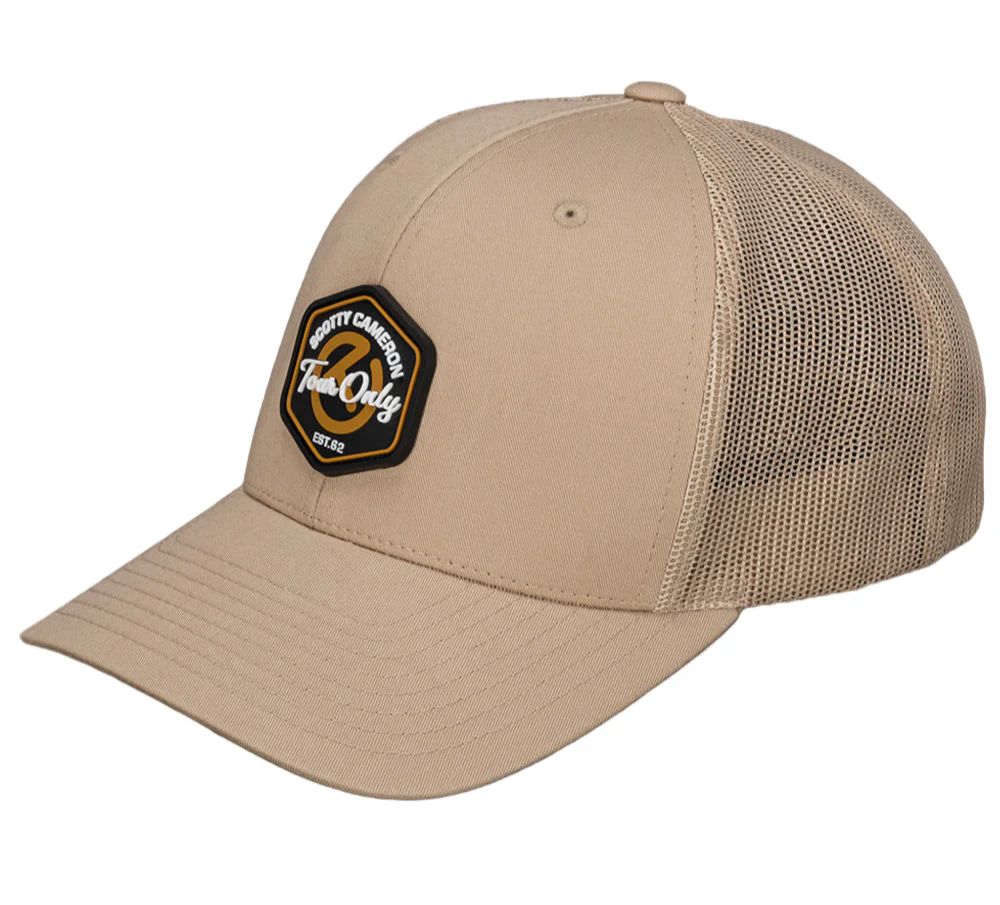 Scotty Cameron Circle T Tour Only Retro Khaki Trucker Hat
