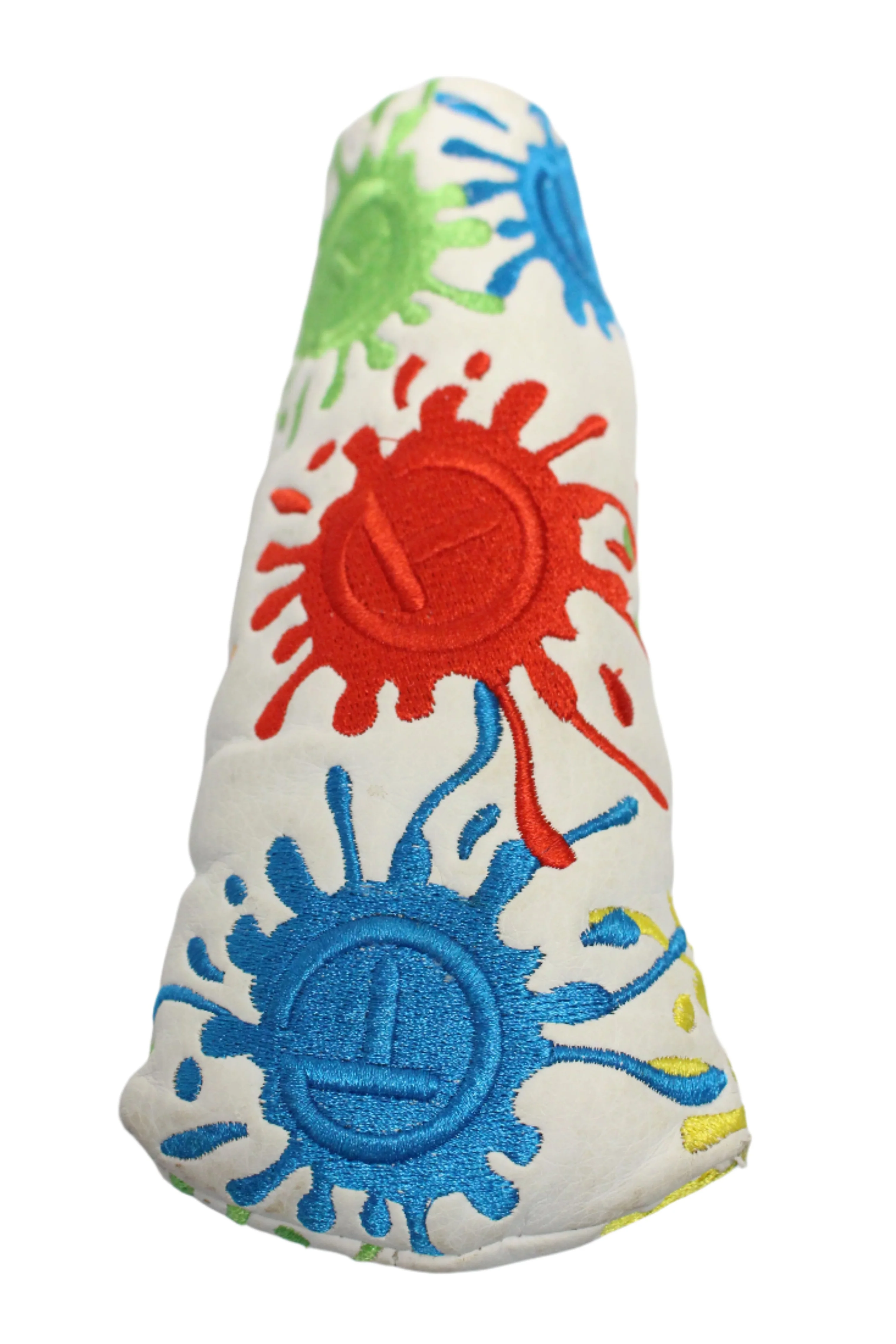 Scotty Cameron Circle T White Paint Splash *Used* Blade Putter Headcover - Image 3