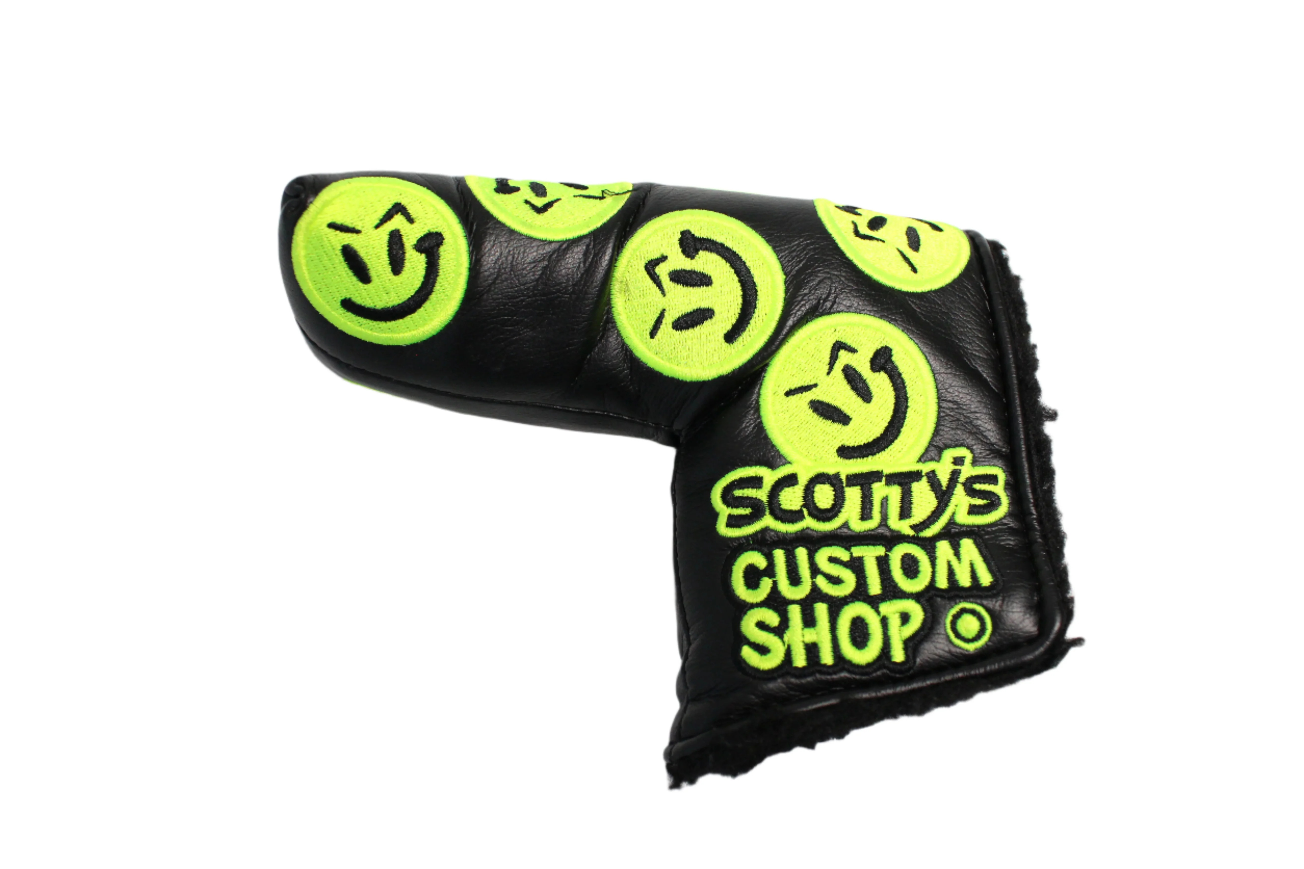 Scotty Cameron Custom Shop - 2013 Neon Yellow Dancing Go Getter Blade Putter Headcover - Image 3
