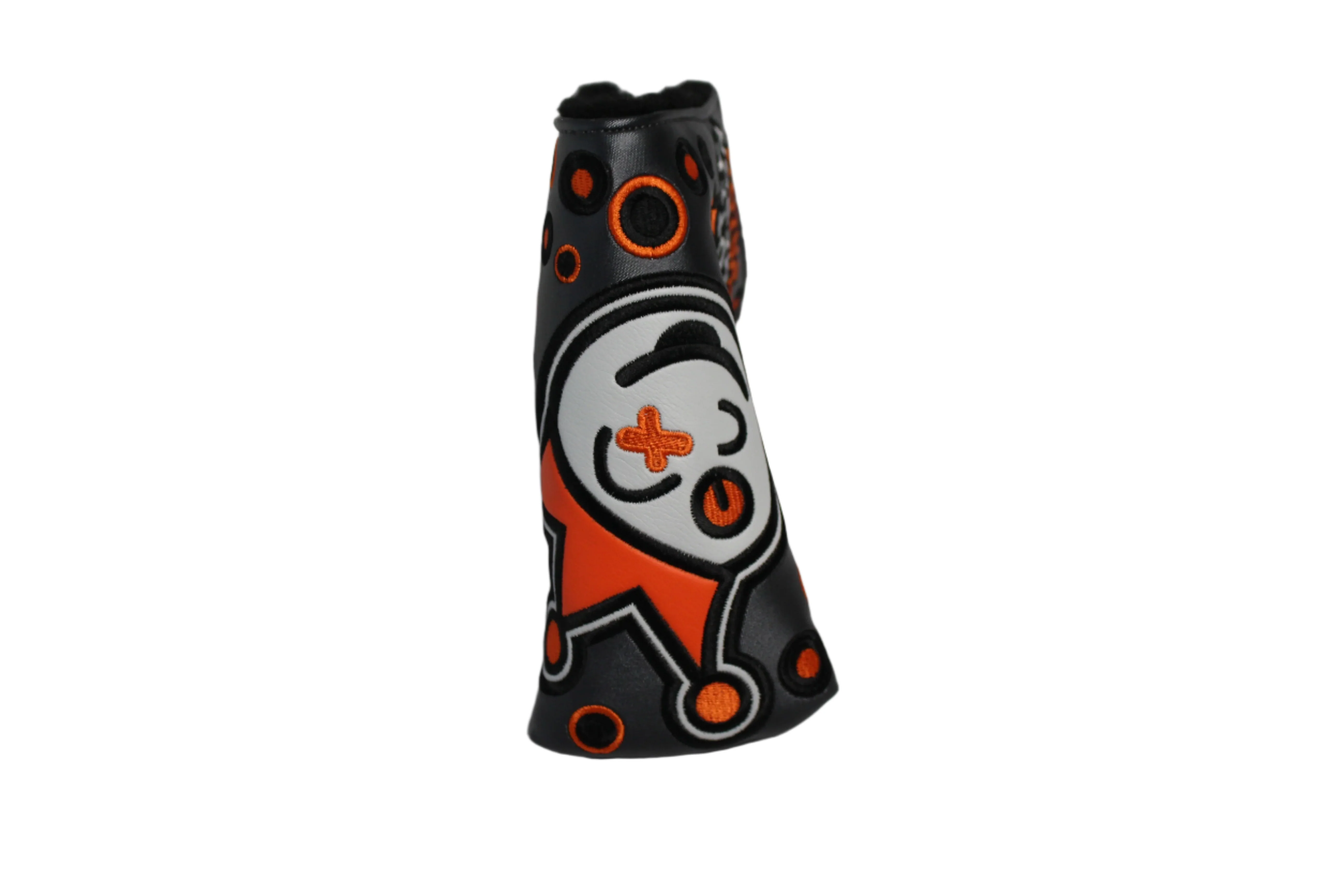 Scotty Cameron Custom Shop 2019 Jackpot Johnny Charcoal & Orange Blade Putter Headcover - Image 3