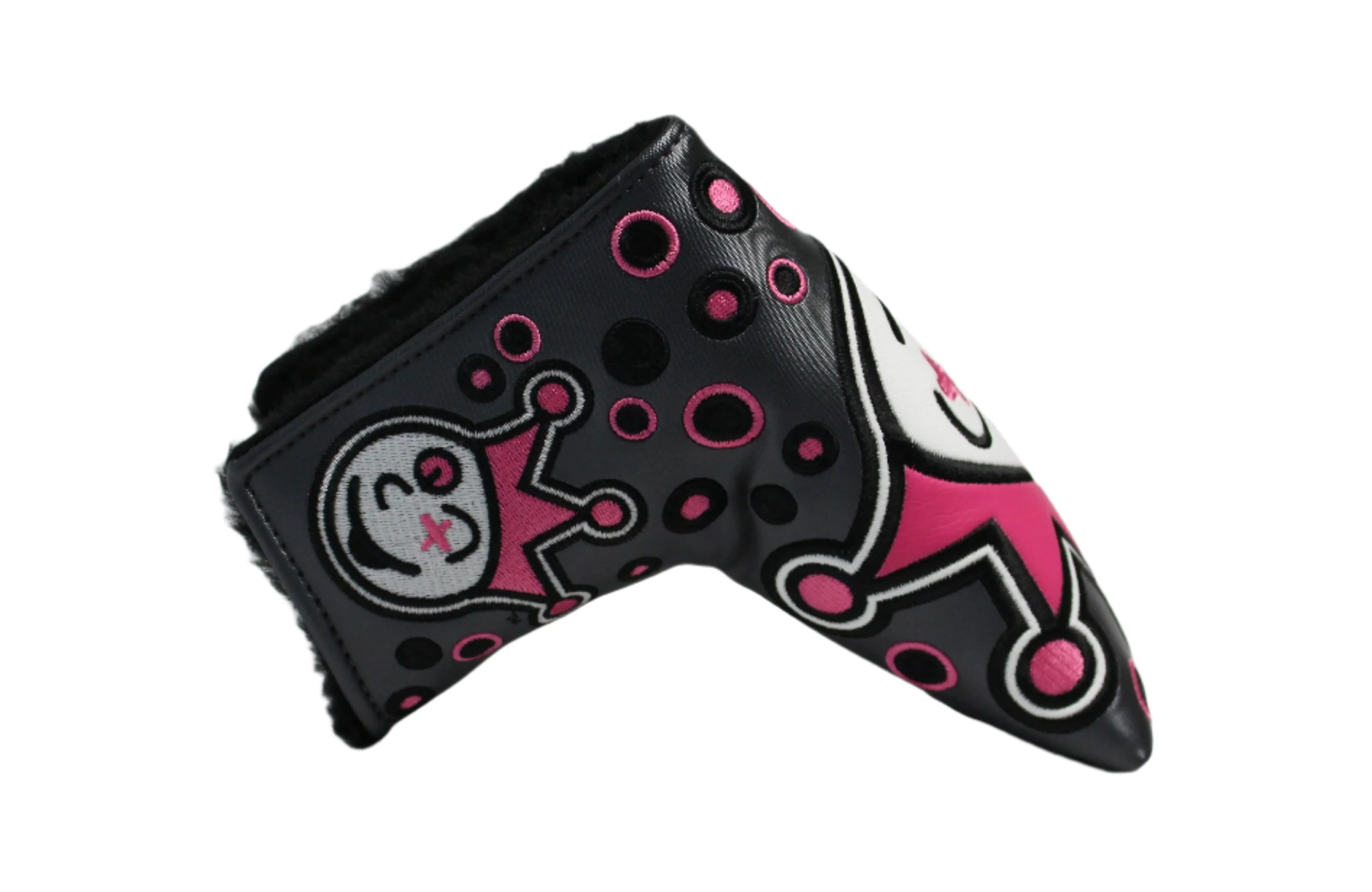 Scotty Cameron Custom Shop 2019 Jackpot Johnny Charcoal & Pink Blade Putter Headcover - Image 2