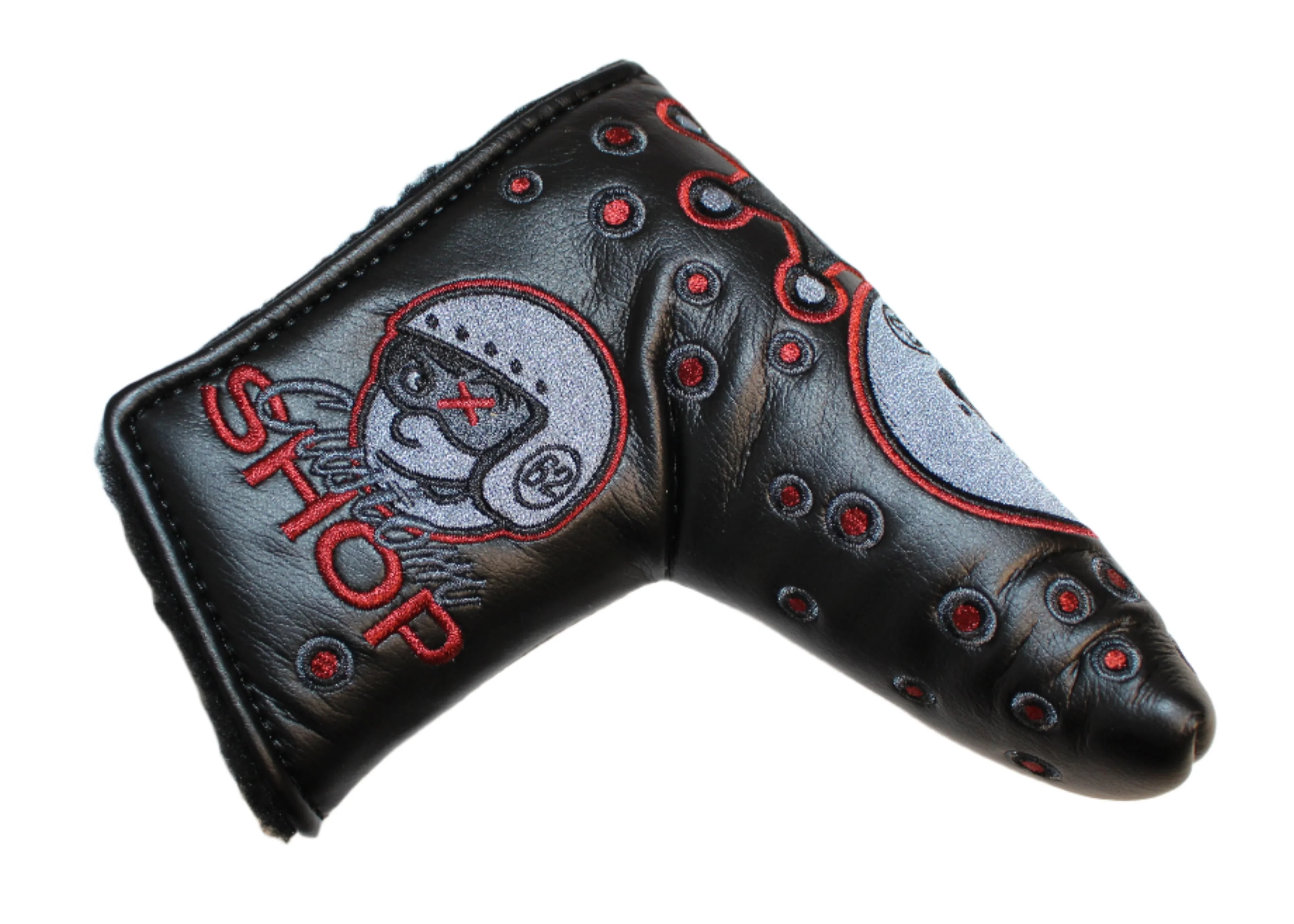 Scotty Cameron - Custom Shop Johnny Racer Grey/Red Blade Putter Headcover - Image 2