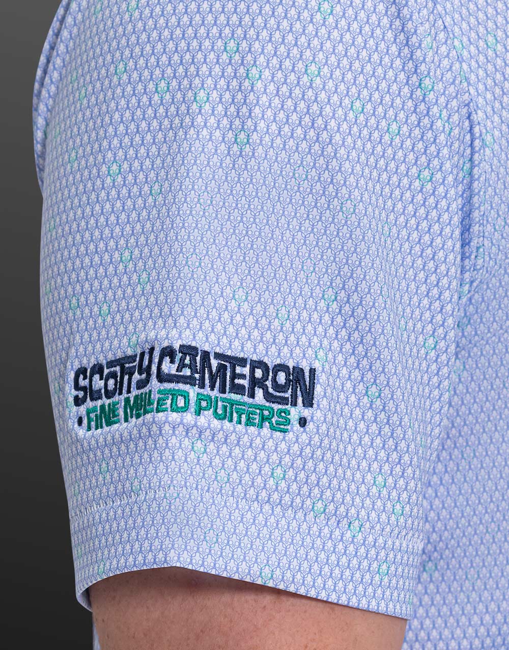 Scotty Cameron Circle T Jackpot Johnny Geo Skull Polo Shirt - Image 3