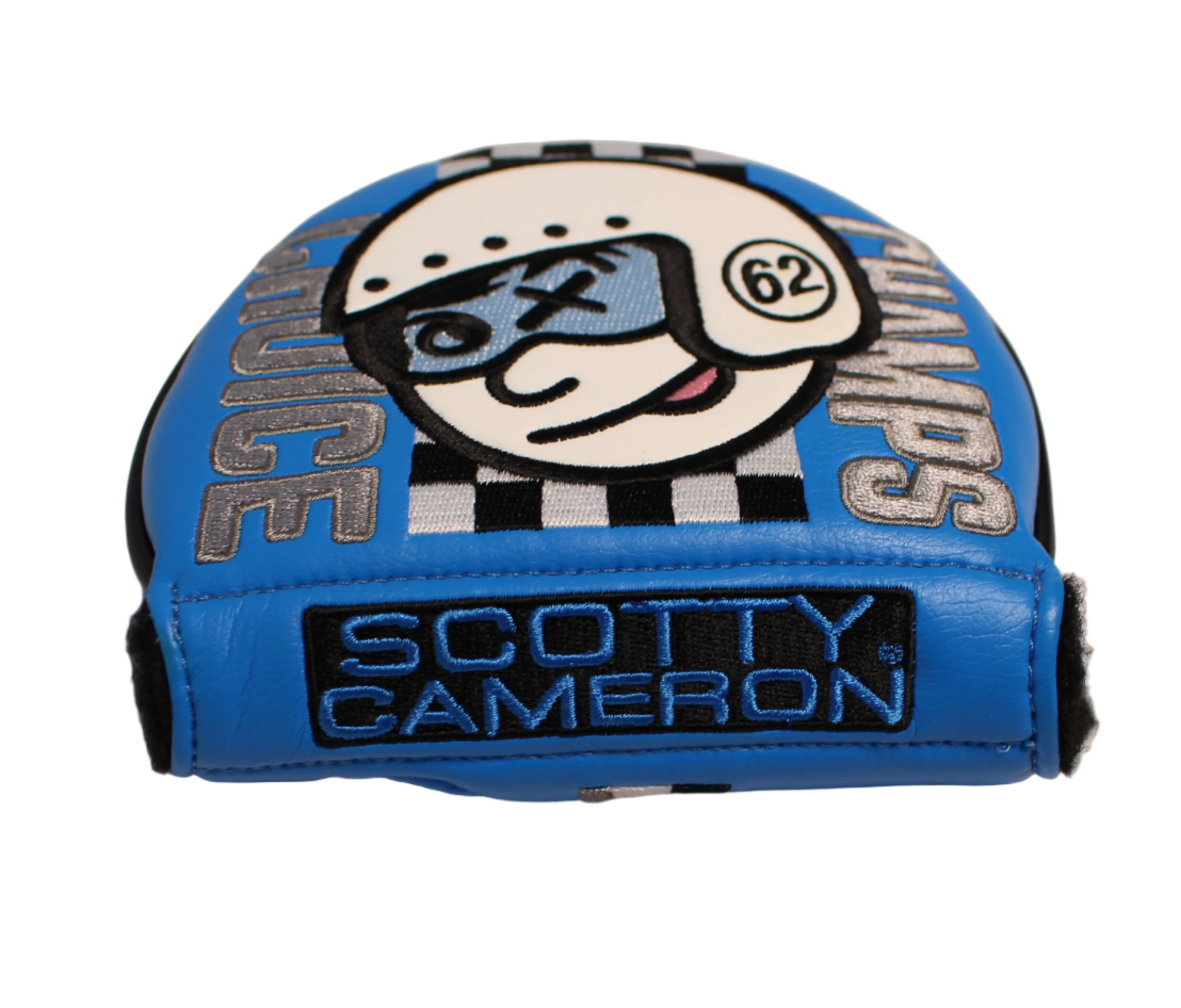 Scotty Cameron - Johnny Racer Champs Choice Blue Mid-Round Mallet Putter Headcover - Image 2