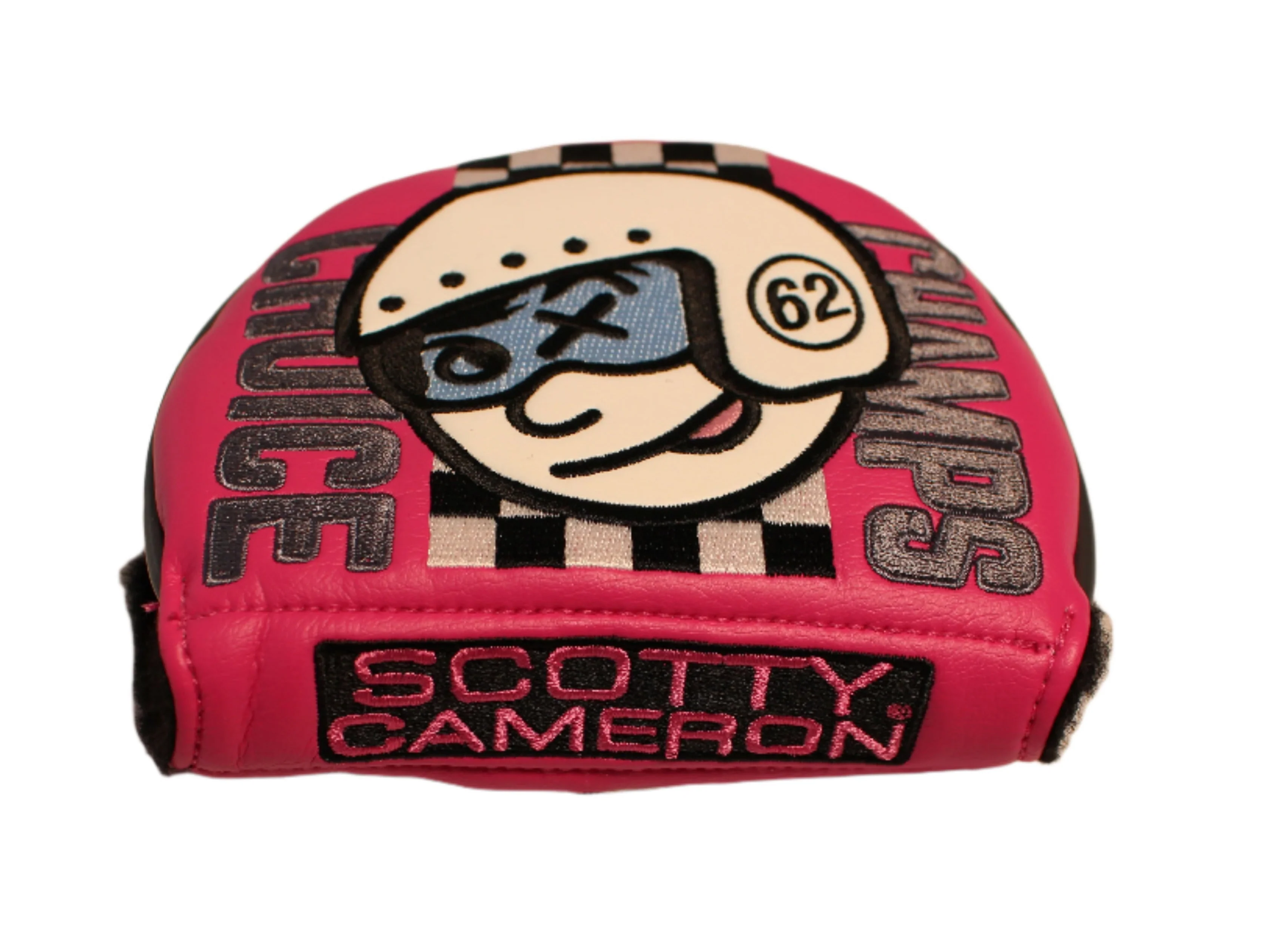 Scotty Cameron - Johnny Racer Champs Choice Pink Mid-Round Mallet Putter Headcover - Image 2