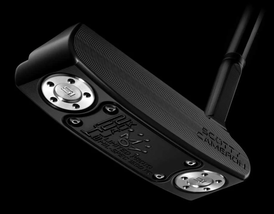 Scotty Cameron - Limited 2022 H22 Holiday Black Limited Proto Newport 1.5 Plus Blade Putter