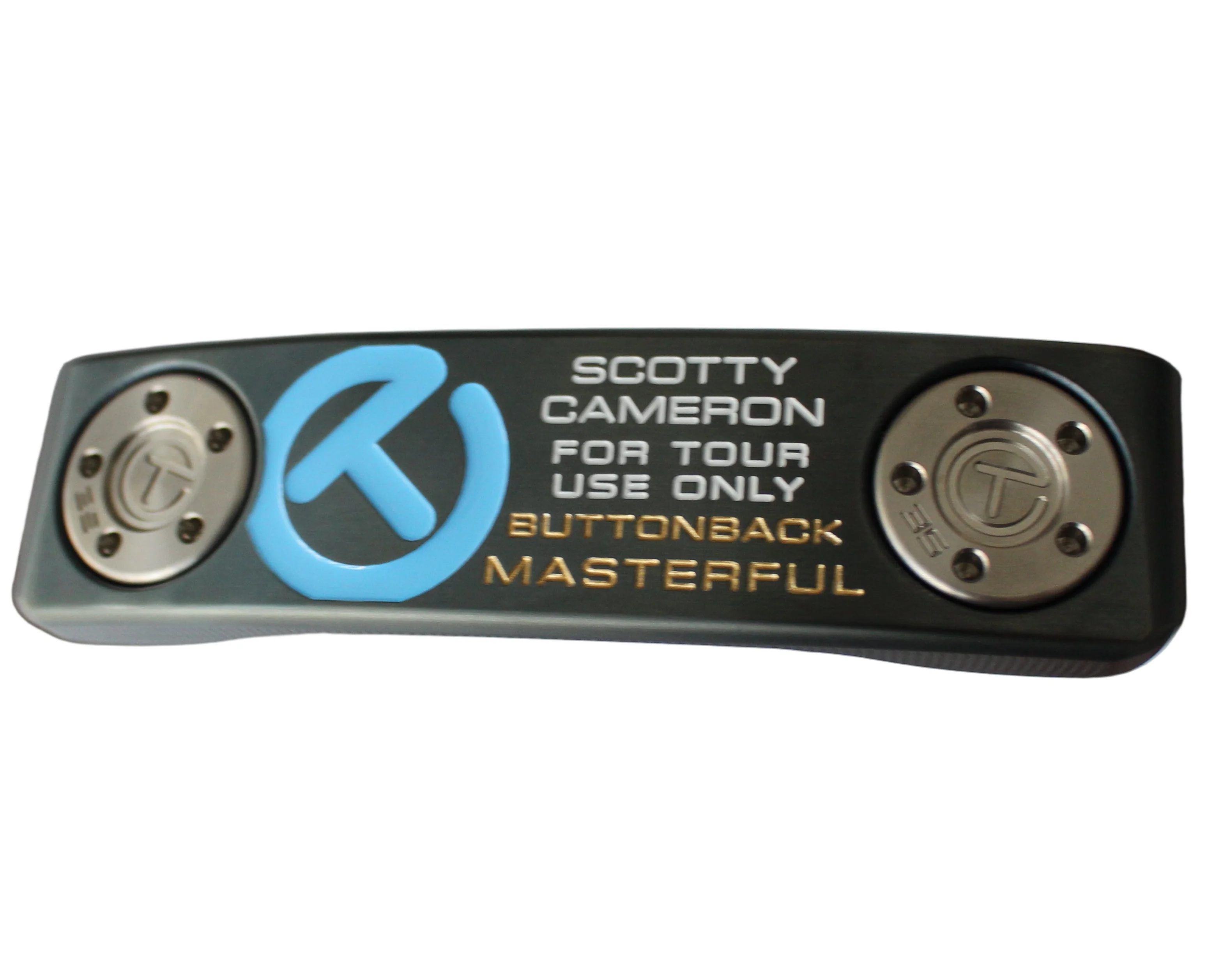 Scotty Cameron Limited Circle T Tour Use Only Blue Buttonback Masterful Blade Putter