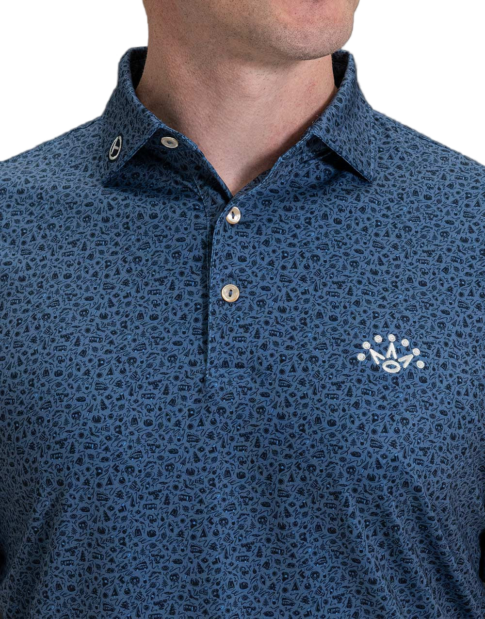 Scotty Cameron Peter Millar 7 Point Crown Lights Polo Shirt - Image 5