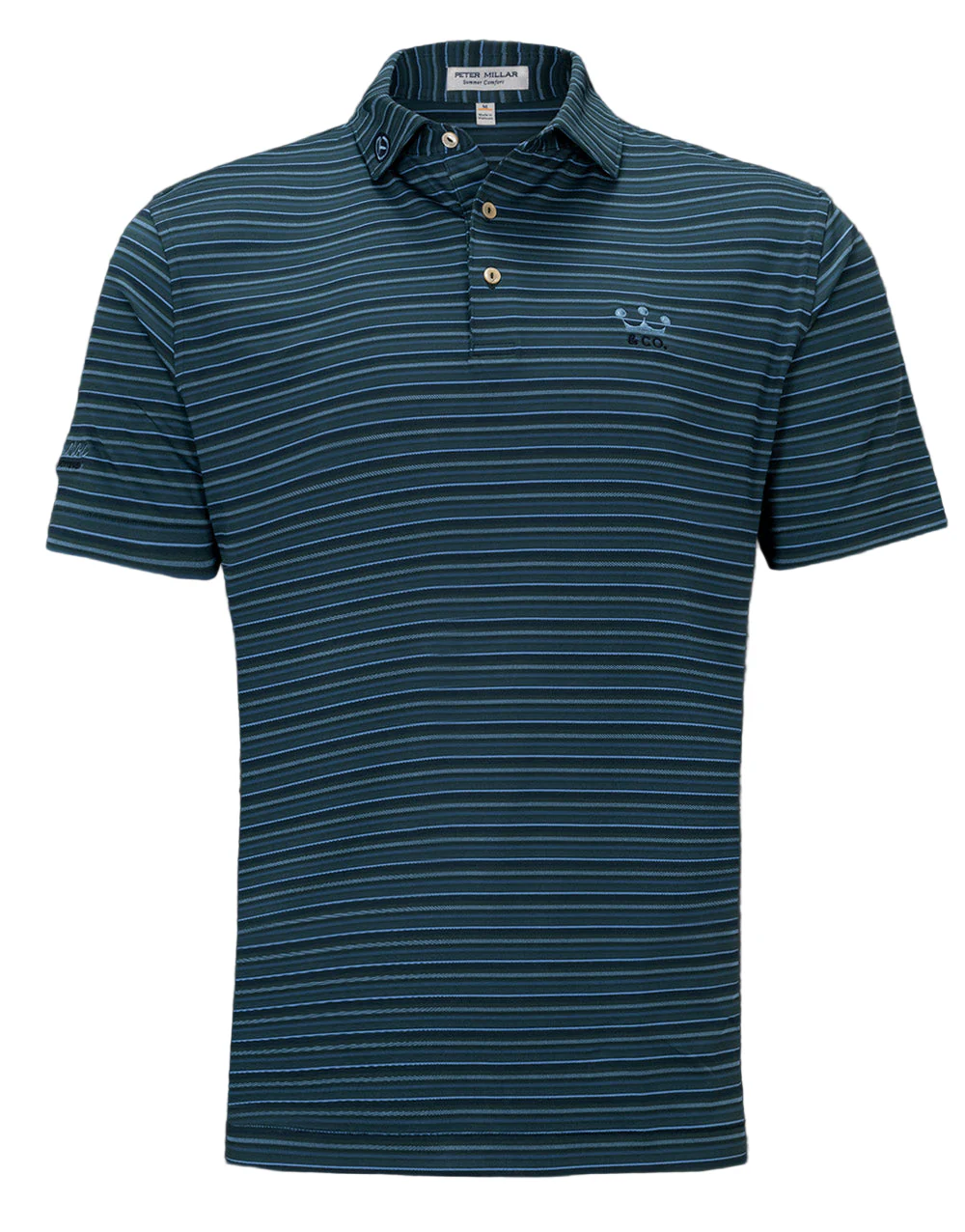 Scotty Cameron Peter Millar Crown & Co. Striped Polo Shirt