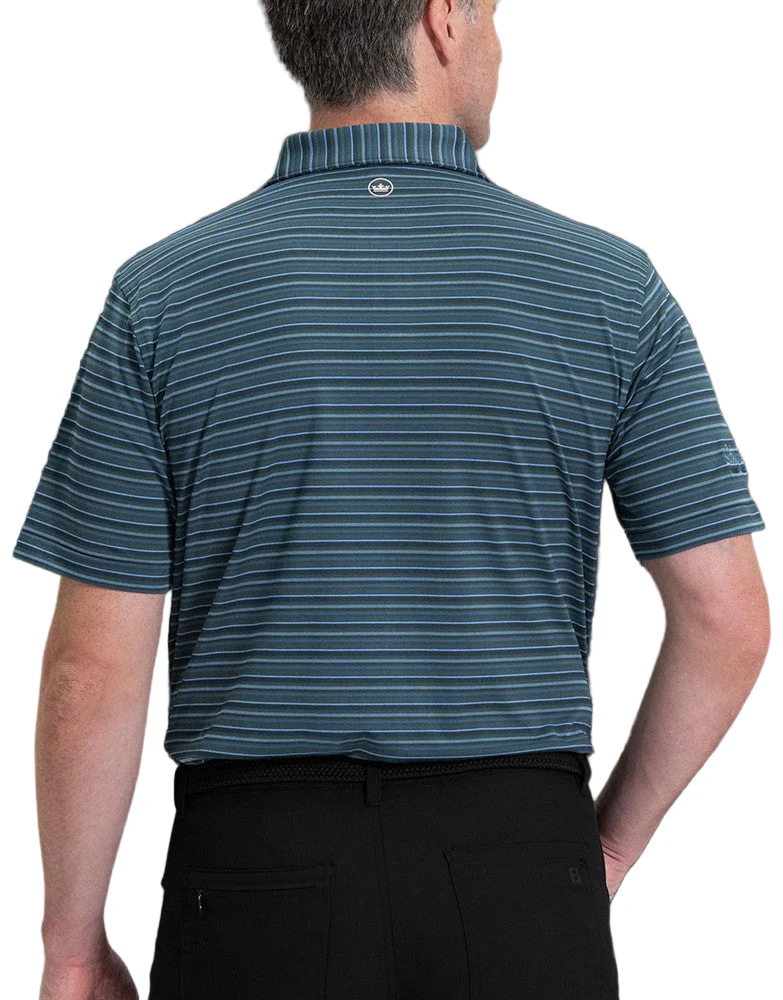 Scotty Cameron Peter Millar Crown & Co. Striped Polo Shirt - Image 3