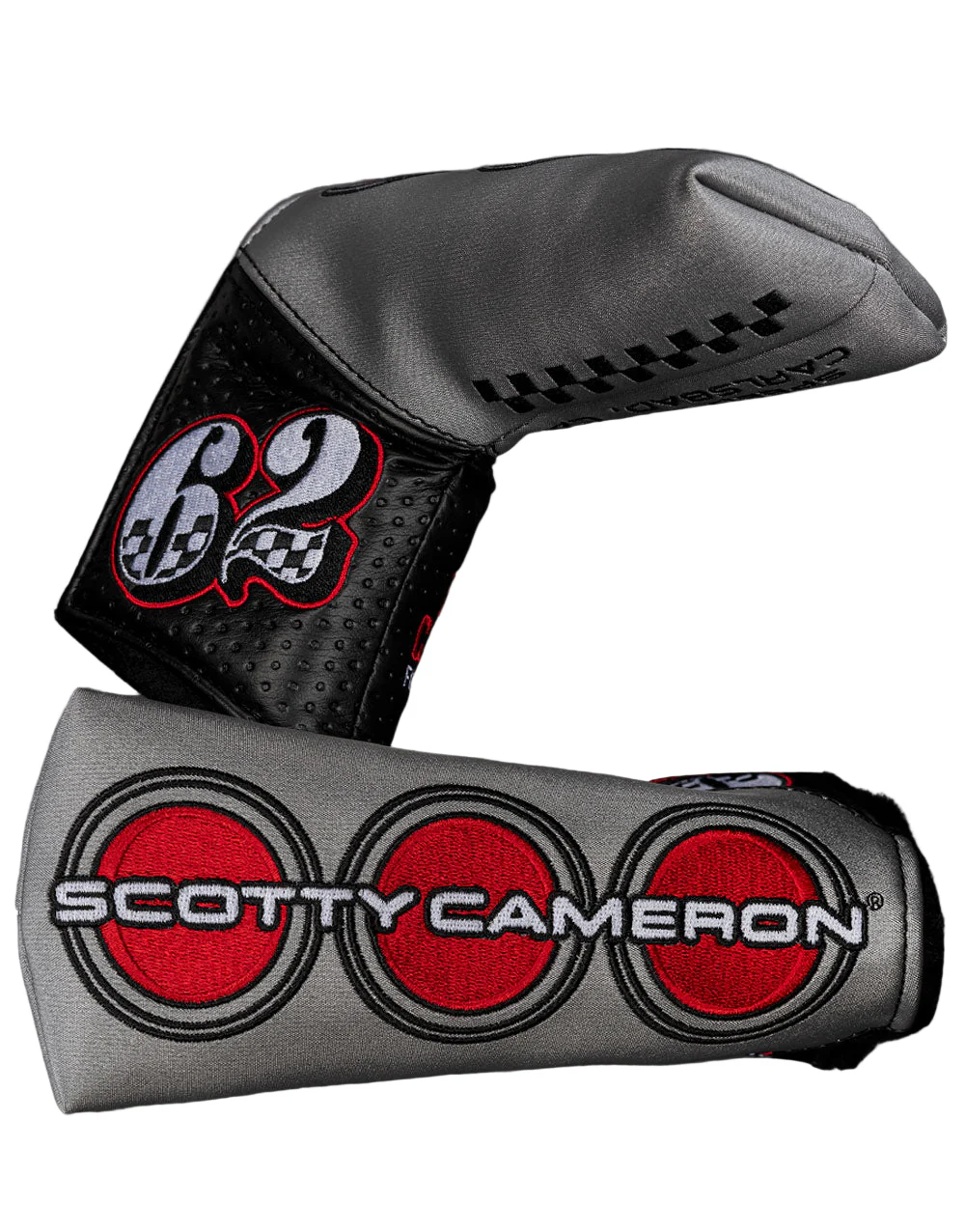 Scotty Cameron Silver Three Red Dots Blade Putter Headcover - Image 2