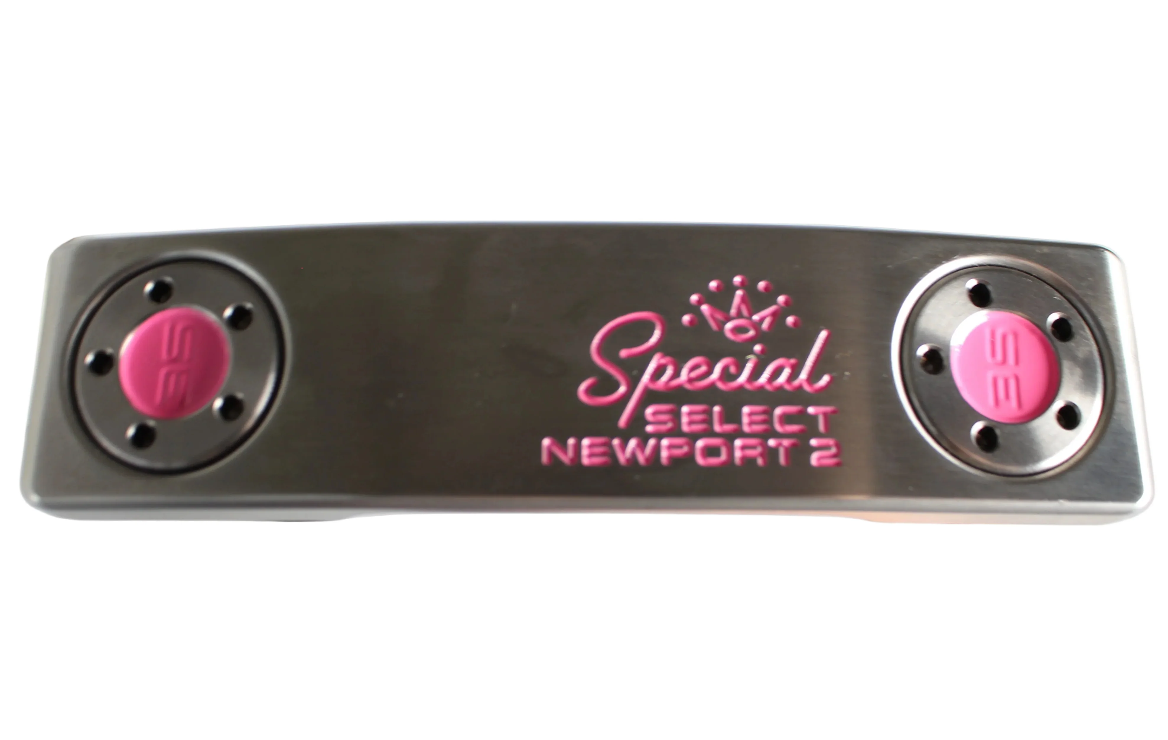 Scotty Cameron Special Select Newport 2 (35G Weights) Custom Shop Blade Putter Silver/Pink