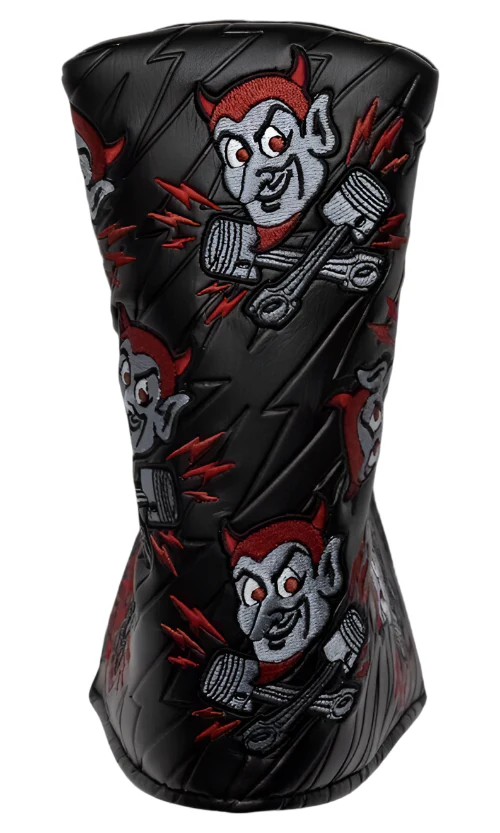 Scotty Cameron - Speed Demon Speed Shop Red/Black Blade Putter Headcover - Image 3