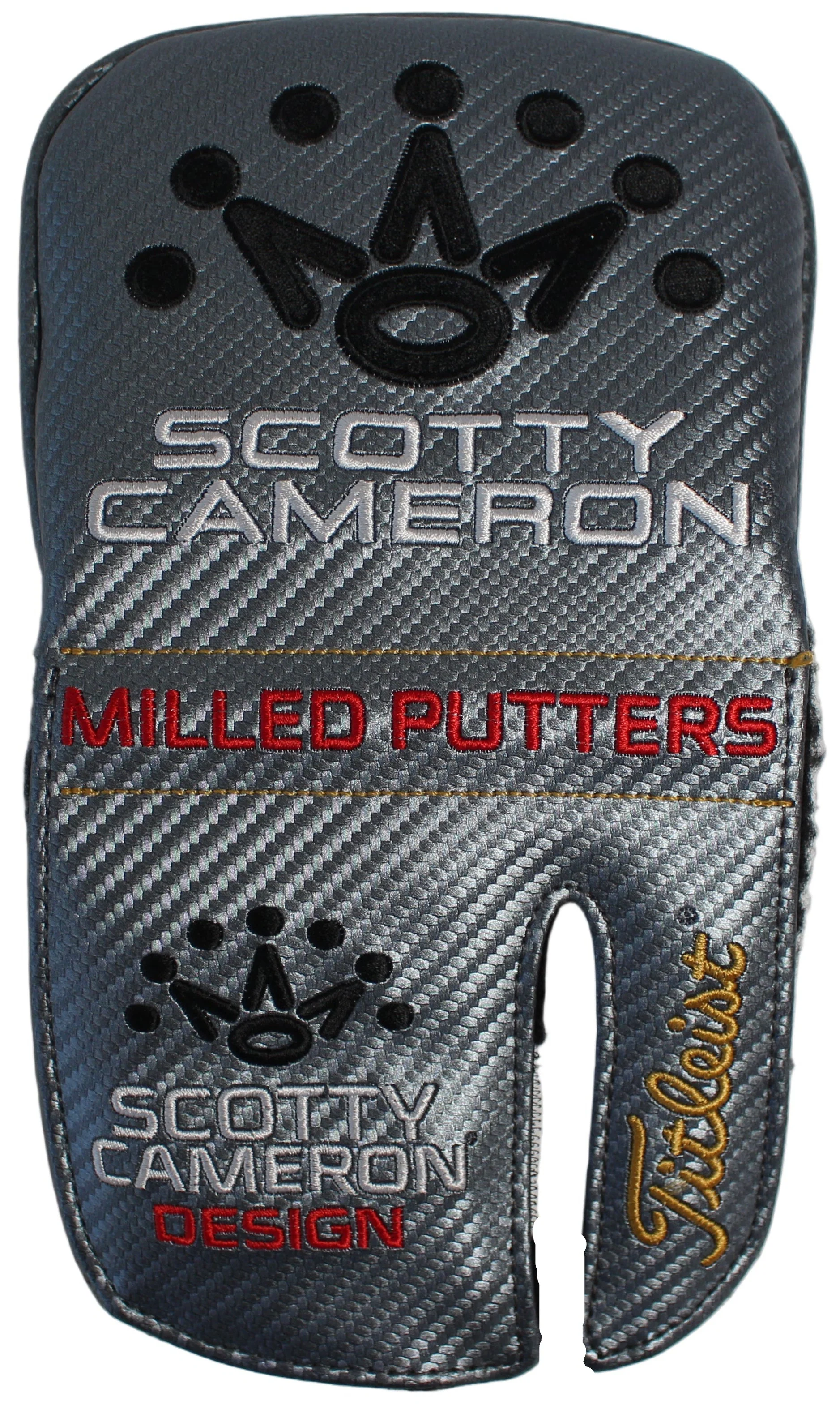 Scotty Cameron Silver Square Futura Stock Left Handed Mallet Putter Headcover - Image 3