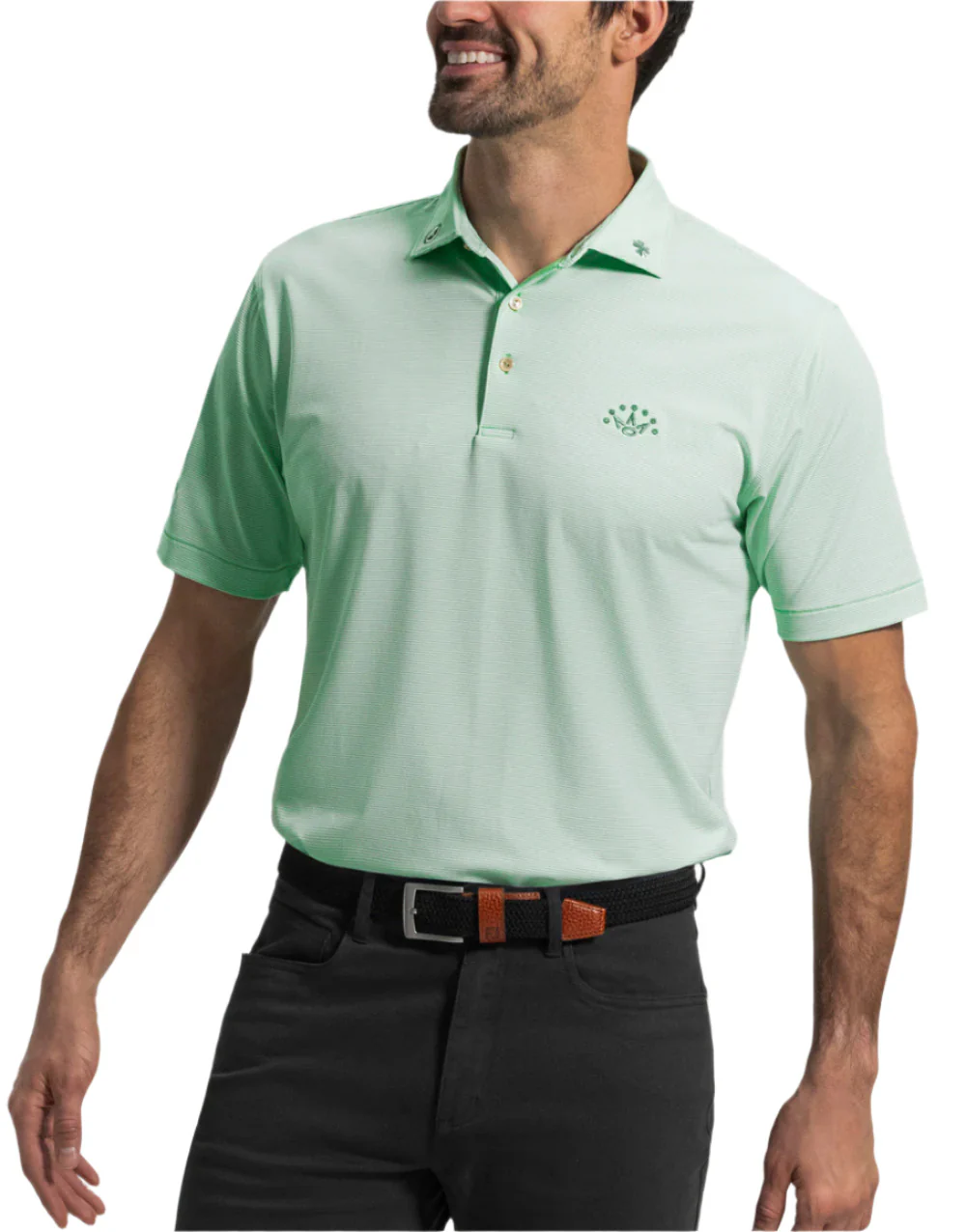 Scotty Cameron - Striped 7 Point Crown & Clover Polo Shirt - Image 4