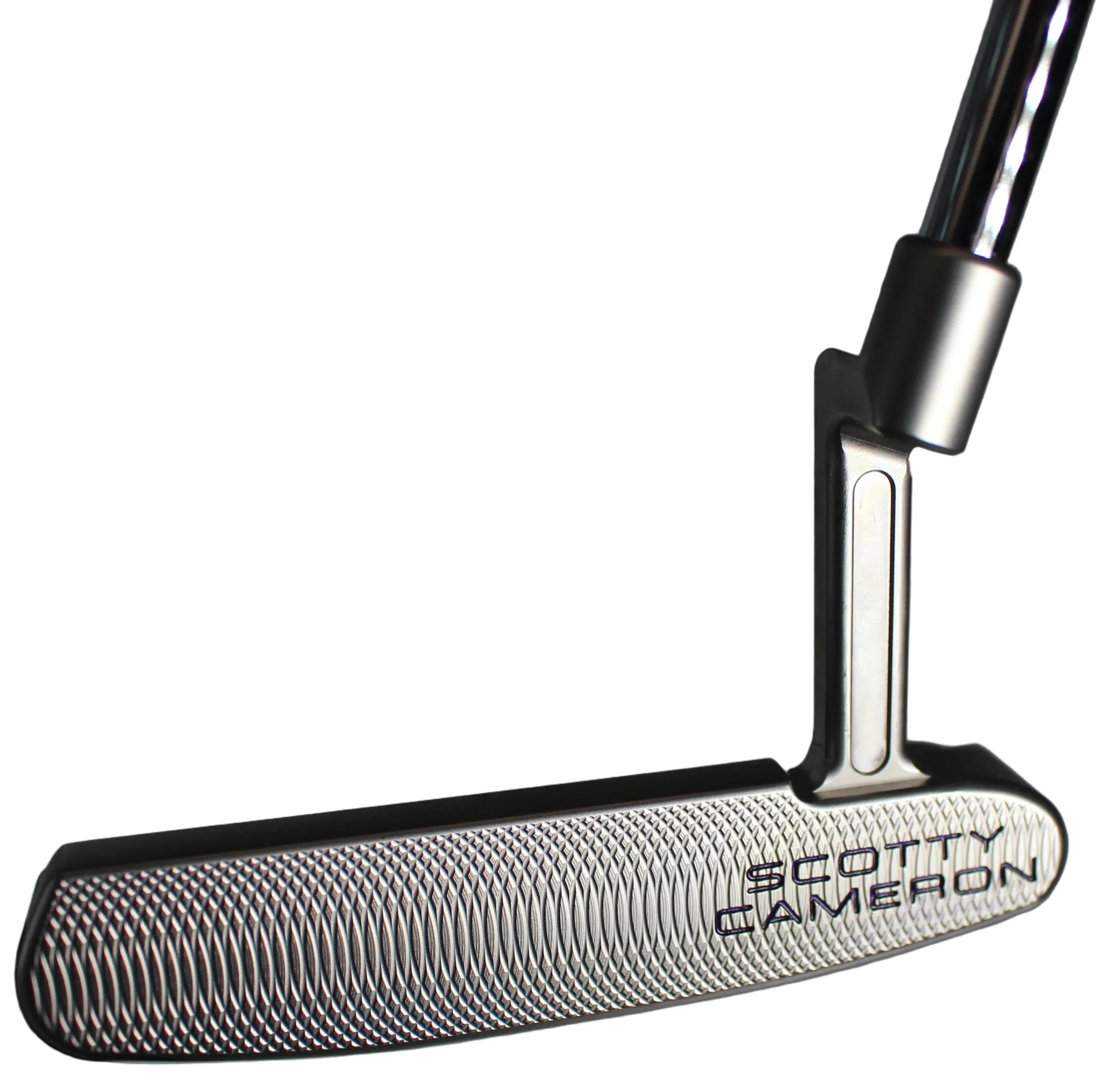 Scotty Cameron Super Select Newport Plus (15G Weights) Custom Shop Limited Blade Putter Silver/Purple - Image 4