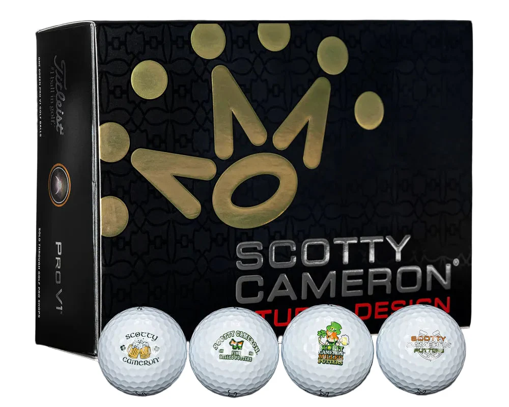 Scotty Cameron - Titleist Pro V1 Golf Balls Saint Patrick's Day Edition