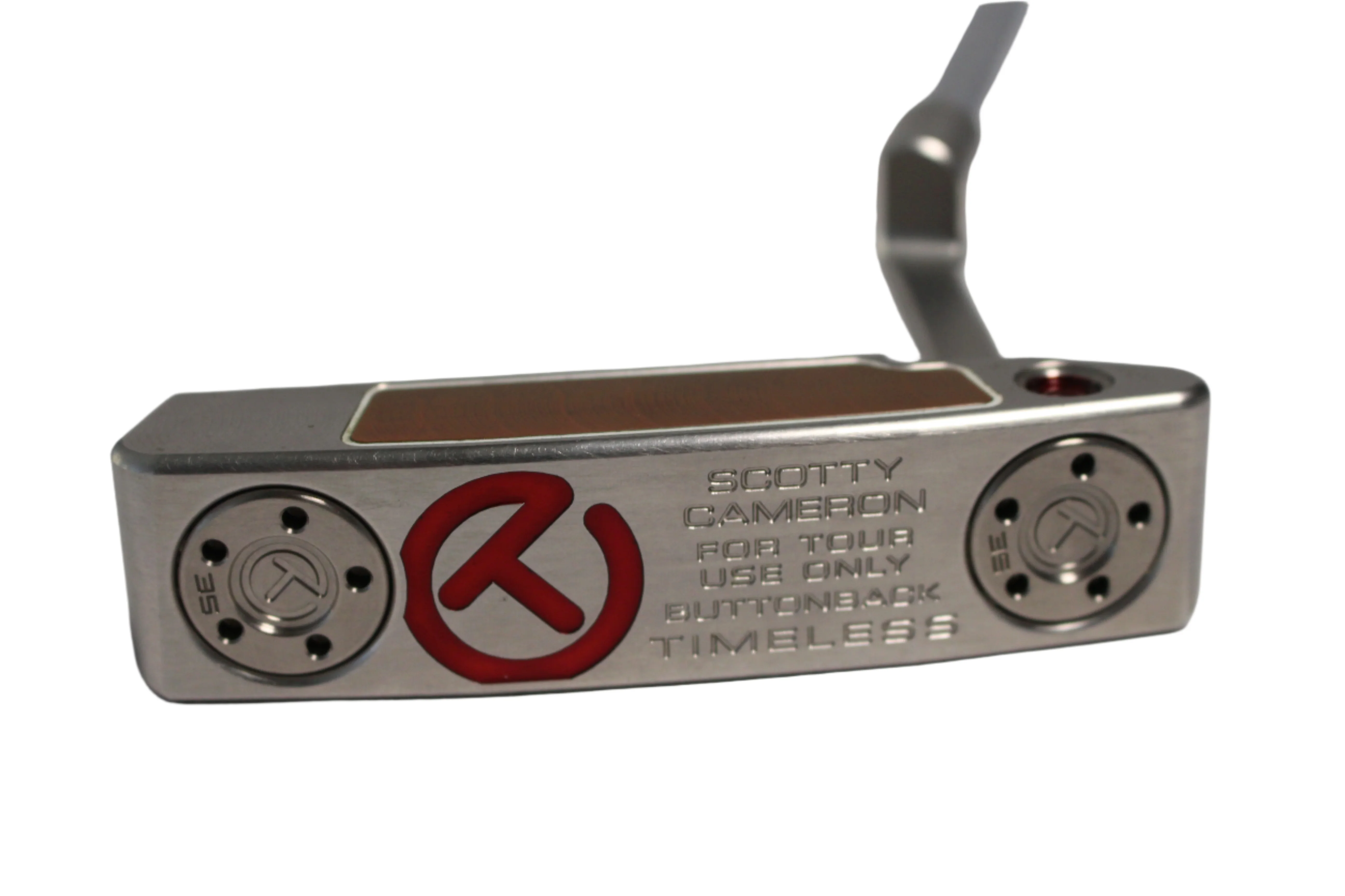 Scotty Cameron Tour Only SSS (Circle T) ButtonBack Teryllium Blade Putter - Image 3