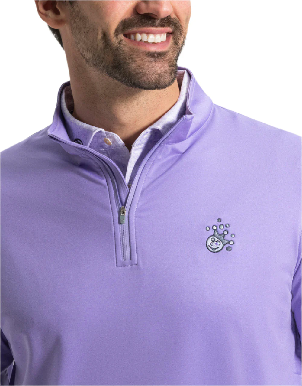 Scotty Cameron x Peter Millar 2025 Jackpot Johnny "Circle T" Performance Purple Pullover - Image 3