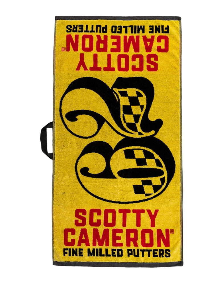 Scotty Cameron Yellow Winning Number 62 Golf Towel - Image 2