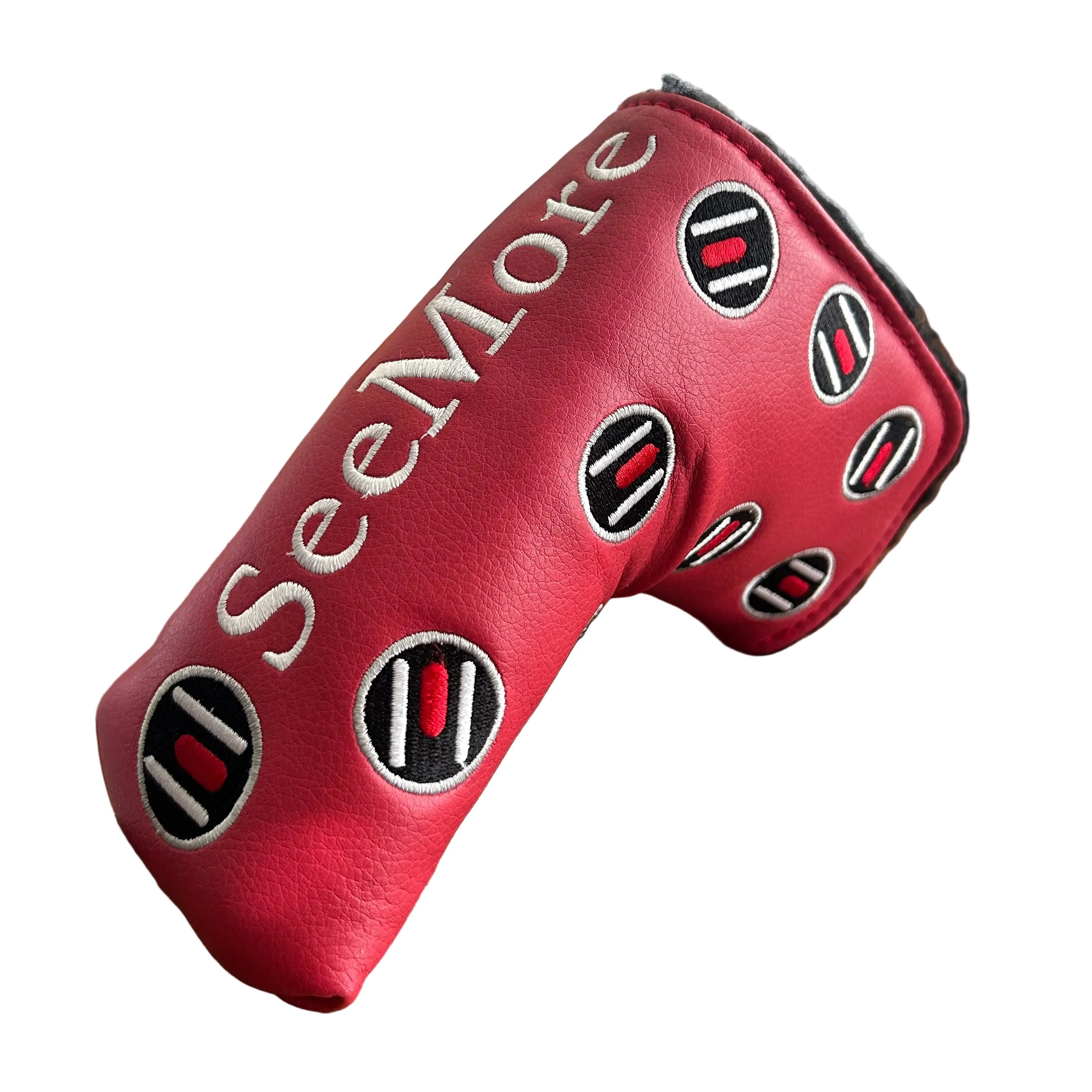 SeeMore - Red w/ Floating RST Ball Marker Blade Putter Headcover