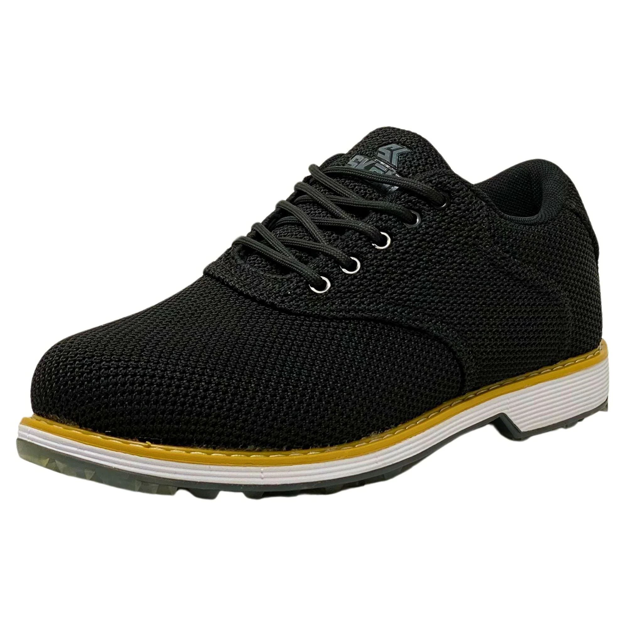 SKŌNI Men's Golf Shoe Waterproof- Black Saddle - Image 5