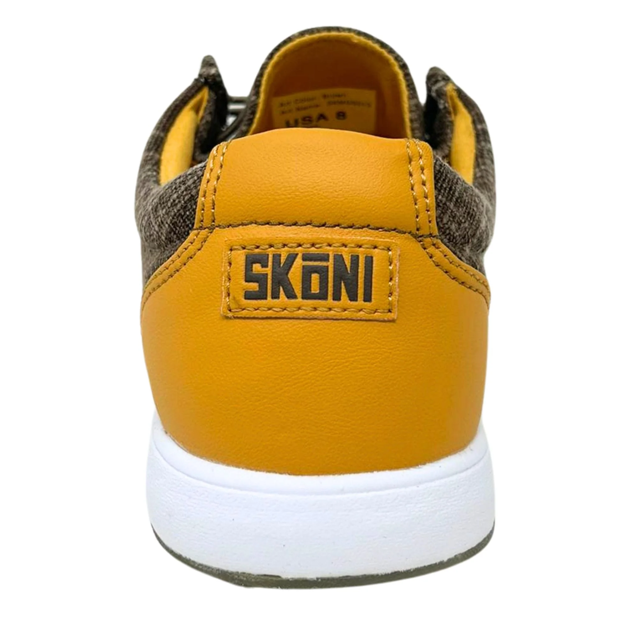 SKŌNI Men's Golf Shoe Waterproof- Brown/Ochre - Image 3