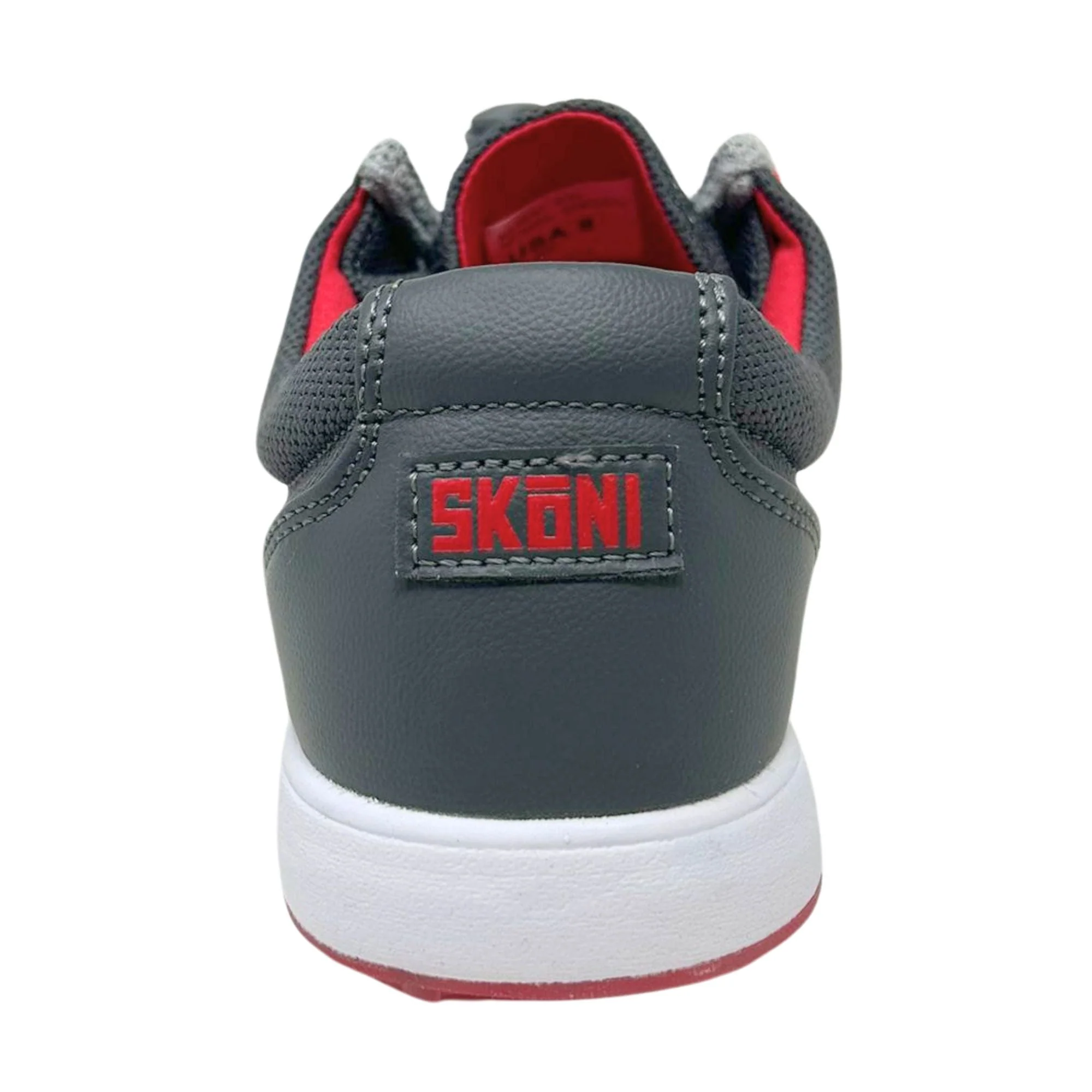 SKŌNI Men's Golf Shoe Waterproof- Grey/Red - Image 3