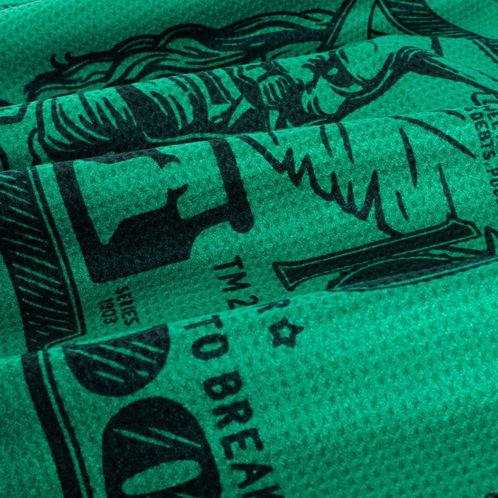 Skull Note Utility Towel (Green) - Image 2