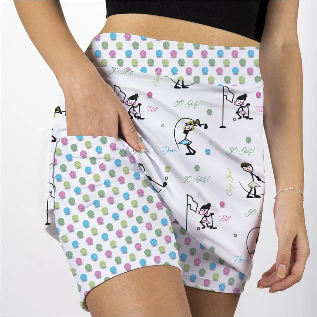 SOFY GOLFS WHITE SKORT - Image 3