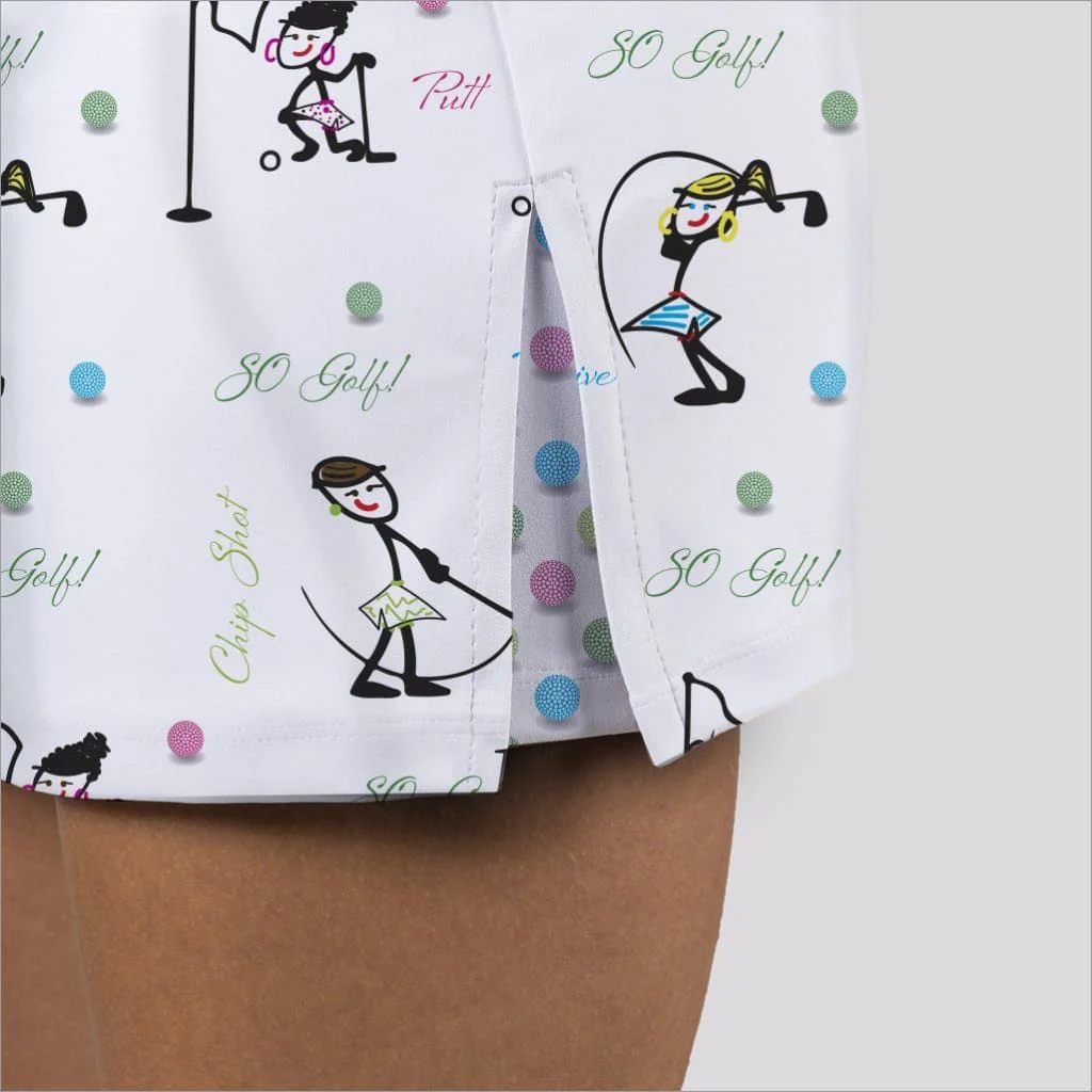 SOFY GOLFS WHITE SKORT - Image 4