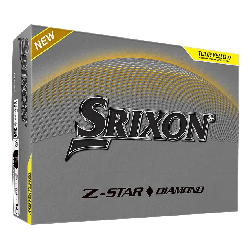 Srixon 2025 Z-Star Diamond 3 Tour Yellow Golf Balls - Image 2