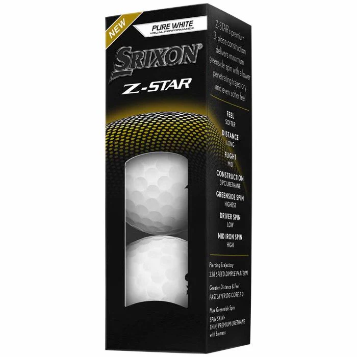 Srixon 2025 Z-Star 9 Pure White Golf Balls - Image 4
