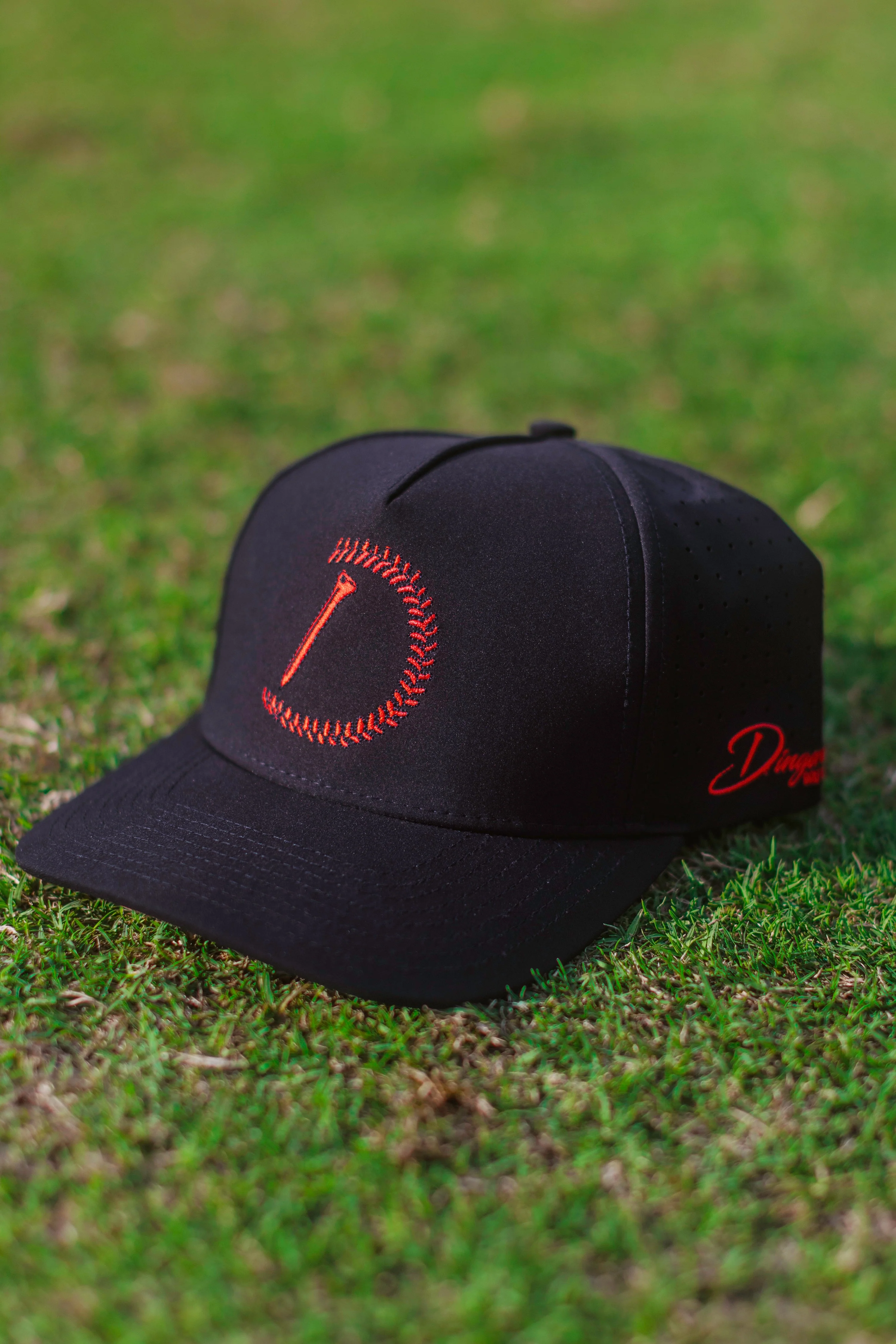 Stitch Black Golf Hat - Image 2