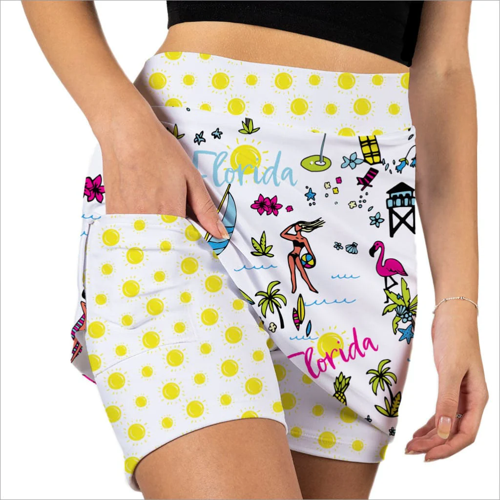 SUNSHINE STATE FLORIDA FASHION SKORT - Image 3