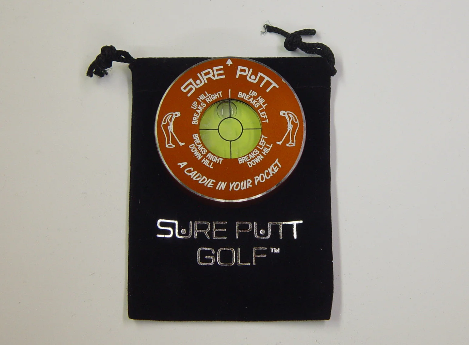 Sure Putt Pro Golf Green Reader - Red Poker Chip - Image 3