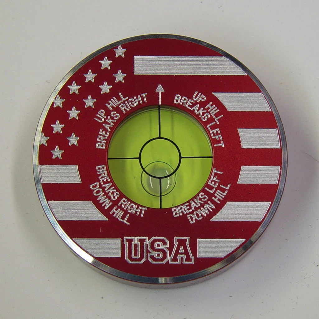 Sure Putt Pro Golf Green Reader - USA - Limited Edition Red - Image 2